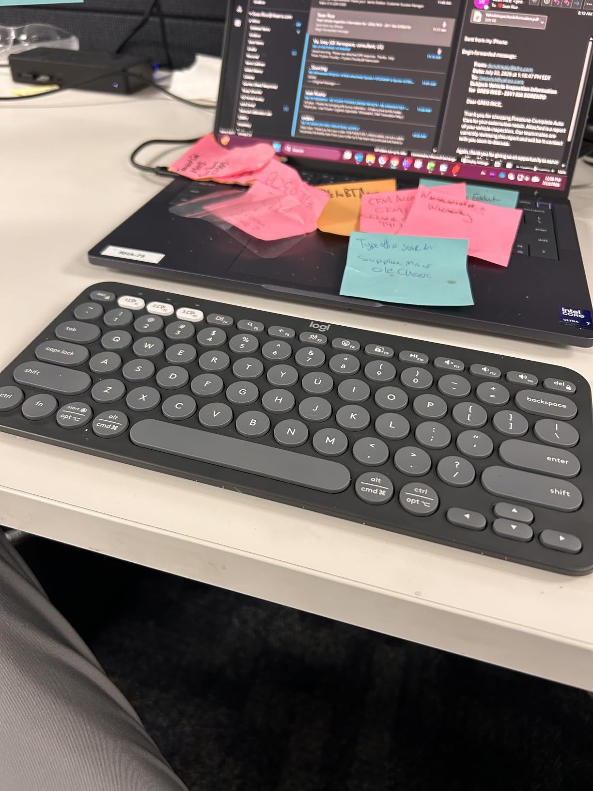Logitech Pebble Keys 2 K380s Keyboard, Bluetooth, Wireless - Tonal Rose | Multi-device, customizable shortcuts, slim and portable, Easy-Switch for Windows, macOS, iPadOS, Android, Chrome OS customer photo 1