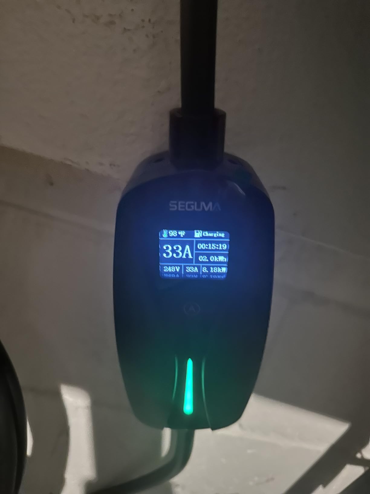 SEGUMA 32A Level 2 EV Charger, J1772 Charger with NEMA 14-50 Plug | 240V Charging, Adjustable Current (10-32A), 25FT UL Listed Cord, Portable EVSE Compatible with Electric Vehicles and PHEVs customer photo 2