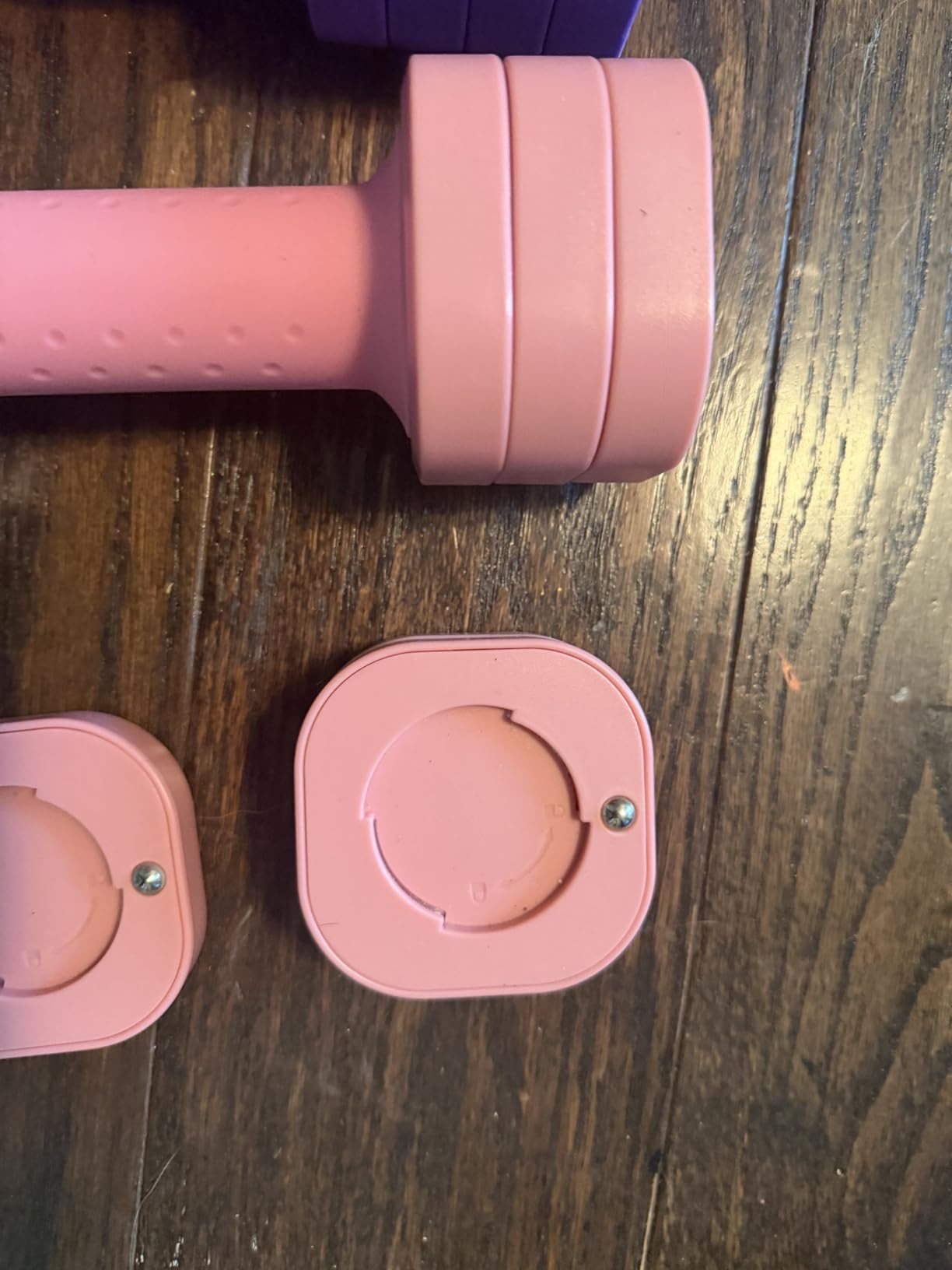 Zempox Adjustable Dumbbell Set, 4 in 1 Free Weight Dumbbell Set for Women, Hand Weight for Women at Home, Each 2lb 3lb 4lb 5lb with TPU Soft Rubber Handle for Home Gym Aquatic Fitness Equipment customer photo 1