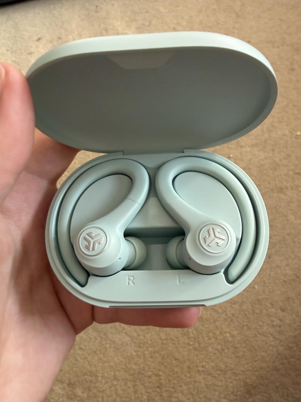 JLab Go Sport+ True Wireless Workout Earbuds, Bluetooth Sport Earbuds, Clear Calling, Graphite customer photo 2