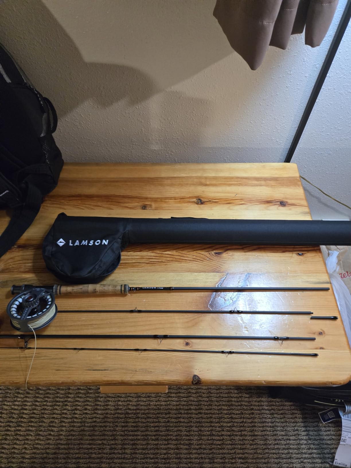LAMSON Liquid Combo Fly Fishing Rod, Spooled Reel, Travel Tube, & Reel Case | Complete Fly Fishing Outfit, Rod/Reel/Line/Leader, 4-Piece Travel Case, Medium-Fast Action, Best For Fresh Water Fishing customer photo 2