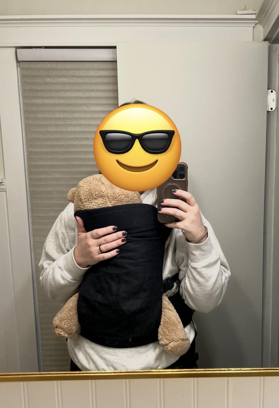 WildBird Aerial Buckle Carrier - 2-24 Months - Large (L-4XL) Desert Lark - Front or Back Carry - Cross Straps, Lumbar Support, Headrest - Hip Healthy - Baby Carrier customer photo 1
