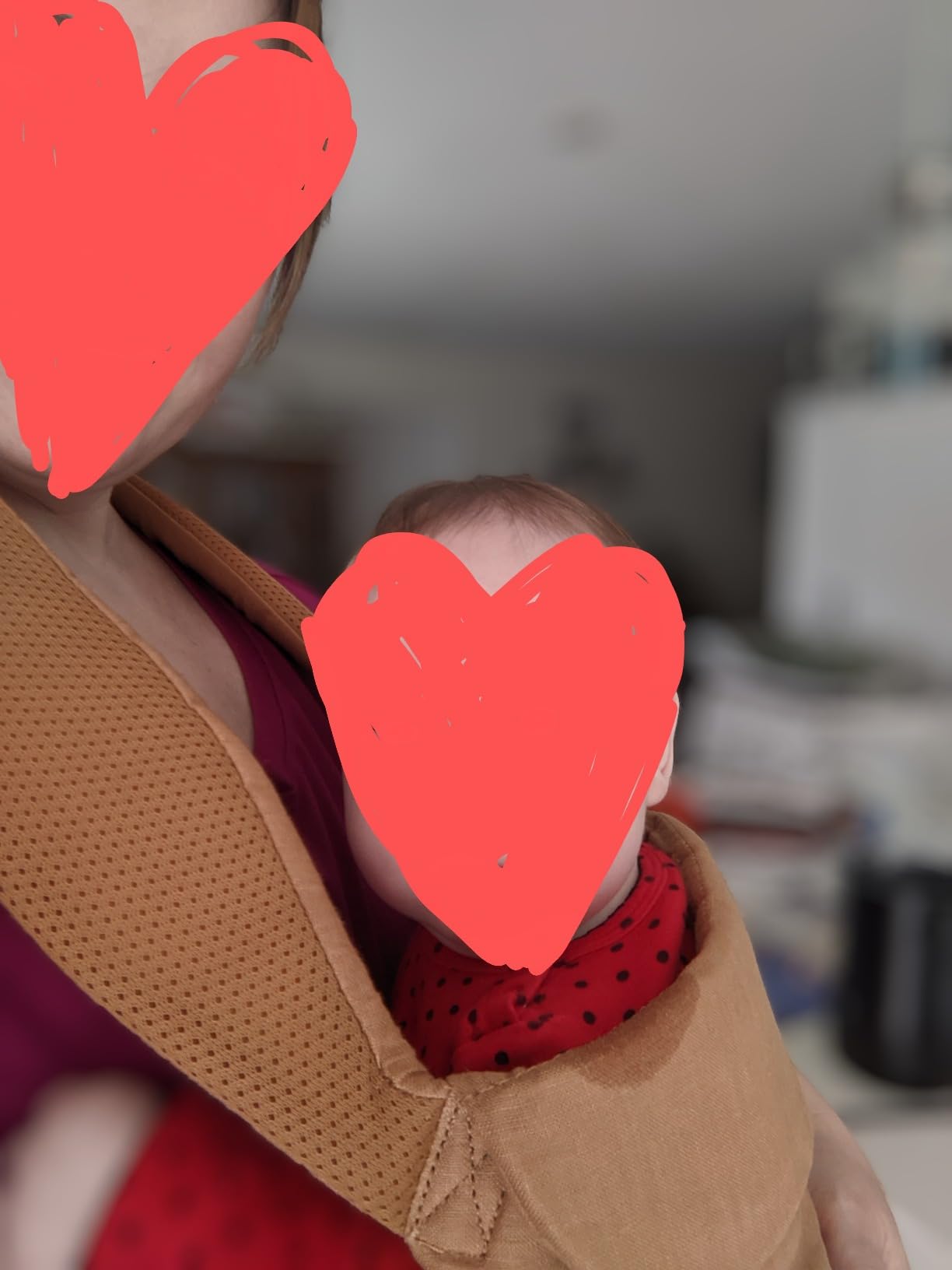WildBird Aerial Buckle Carrier - 2-24 Months - Large (L-4XL) Desert Lark - Front or Back Carry - Cross Straps, Lumbar Support, Headrest - Hip Healthy - Baby Carrier customer photo 2
