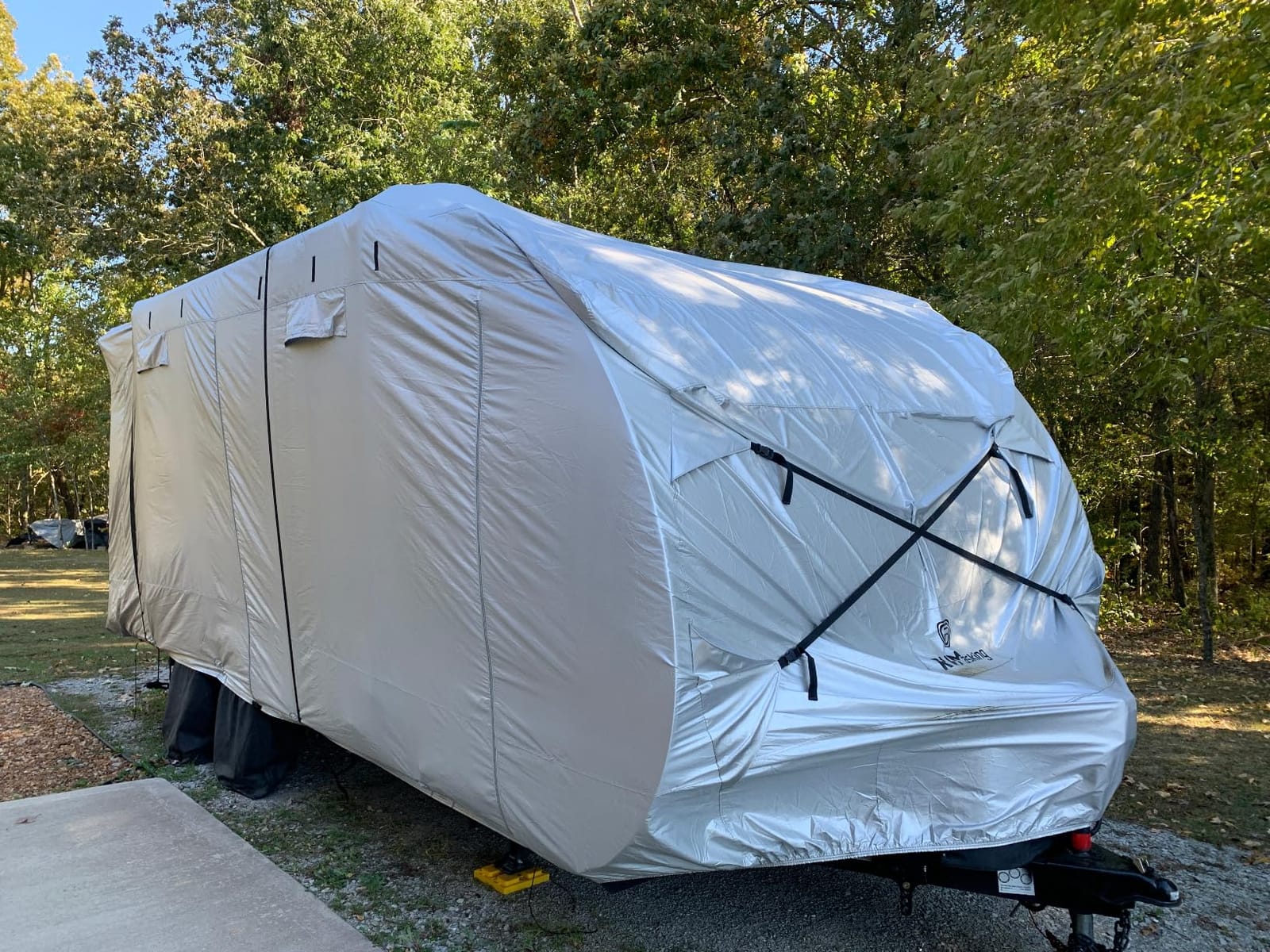 RVMasking Travel Trailer RV Cover, 7-Layer Heavy Duty Waterproof,31-34ft customer photo 1