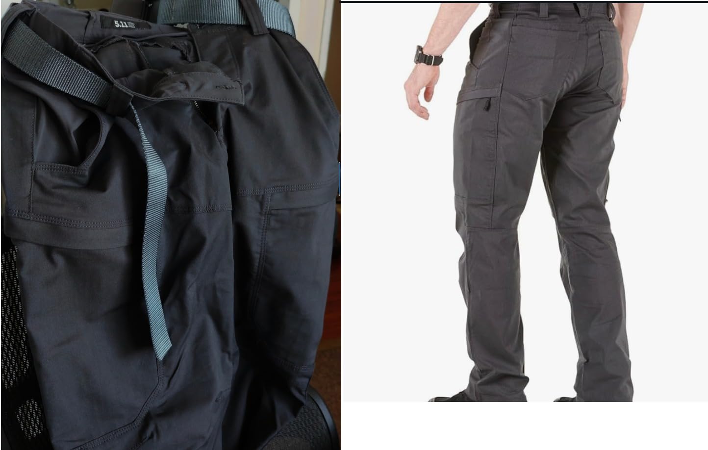 5.11 Tactical Mens Apex Pant Professional Covert Stretch Cargo Work Pants | Style 74434ABR, Stretch Fabric, 10 Pockets, Covert Stealth customer photo 1