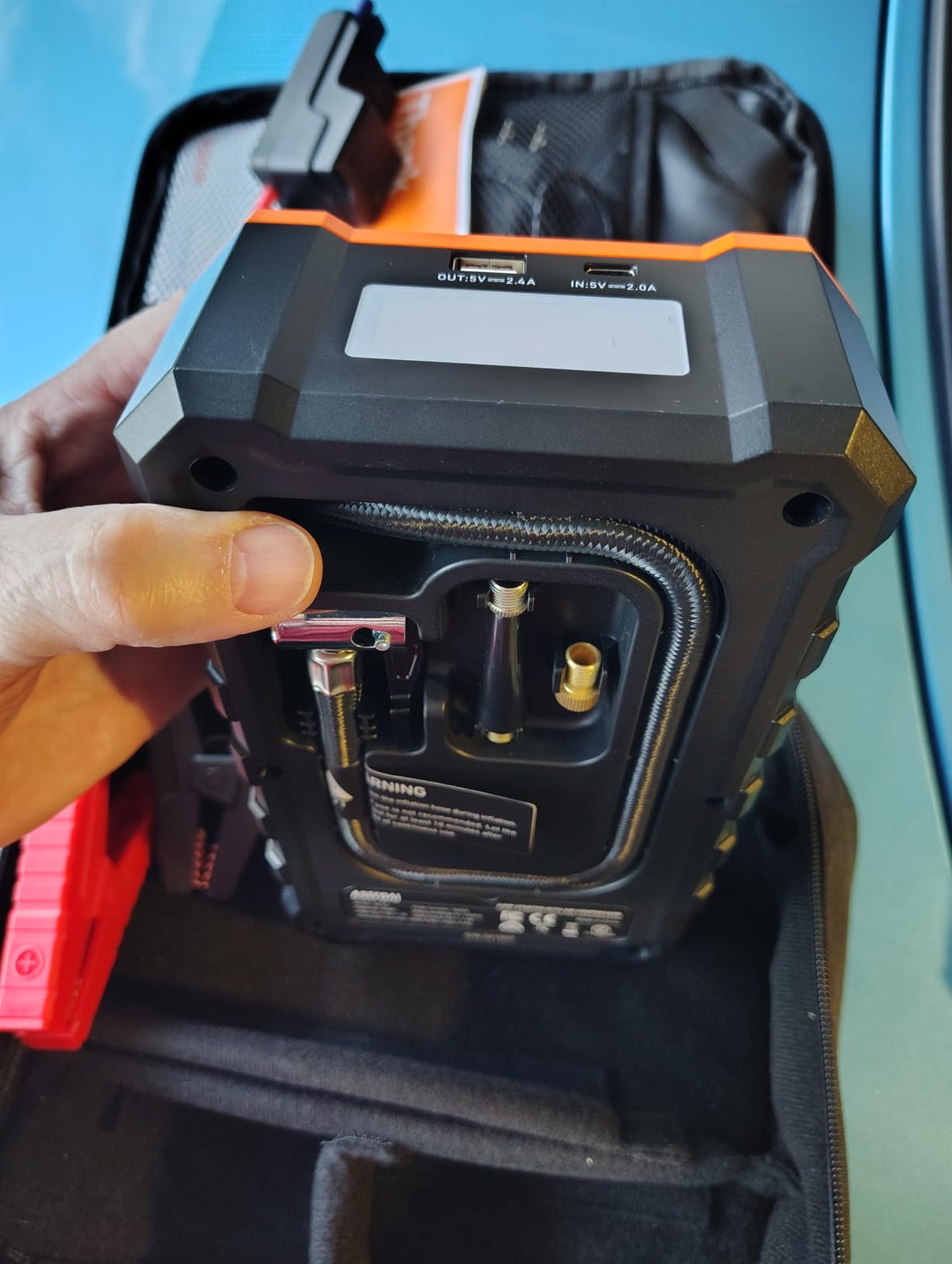AstroAI S8 Air 3000A Jump Starter with Air Compressor, 12V Jump Box | Car Battery Booster Pack for 9L Gas/6.5L Diesel - 150PSI Auto-Off Tire Inflator - 2.4