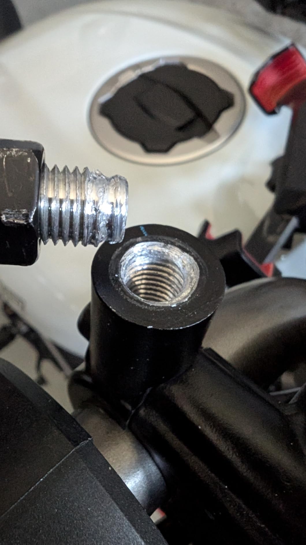 Adventure Motorcycle Mirrors, Adjustable Motorcycle Side Mirrors with 7/8