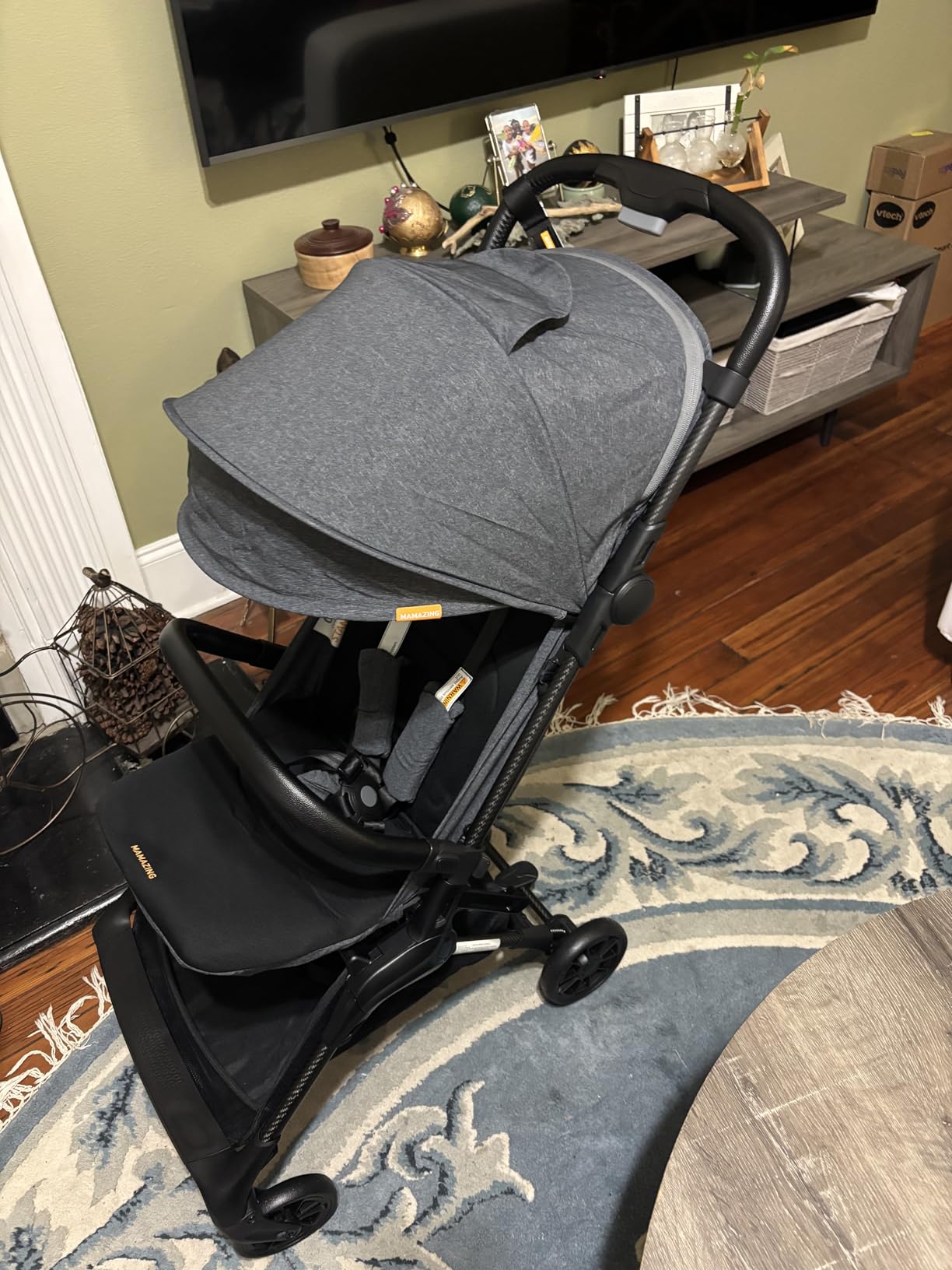 Mamazing Ultra Air X Baby Travel Stroller, Ultra-Lightweight Under 10 lbs | Compact Carbon Fiber Frame & Airplane Friendly, Lightweight Stroller with Reclining Seat, UPF 50+ Canopy & Travel Bag customer photo 2