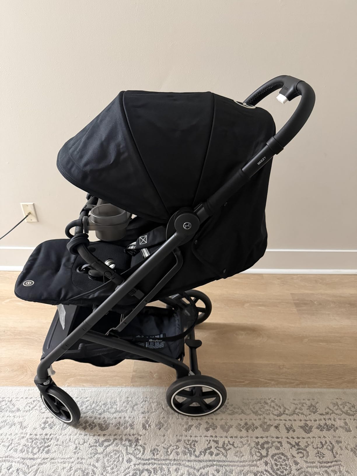 CYBEX Beezy 2 Compact and Lightweight Travel Stroller - Compatible with CYBEX Car Seats, Dark Blue customer photo 2