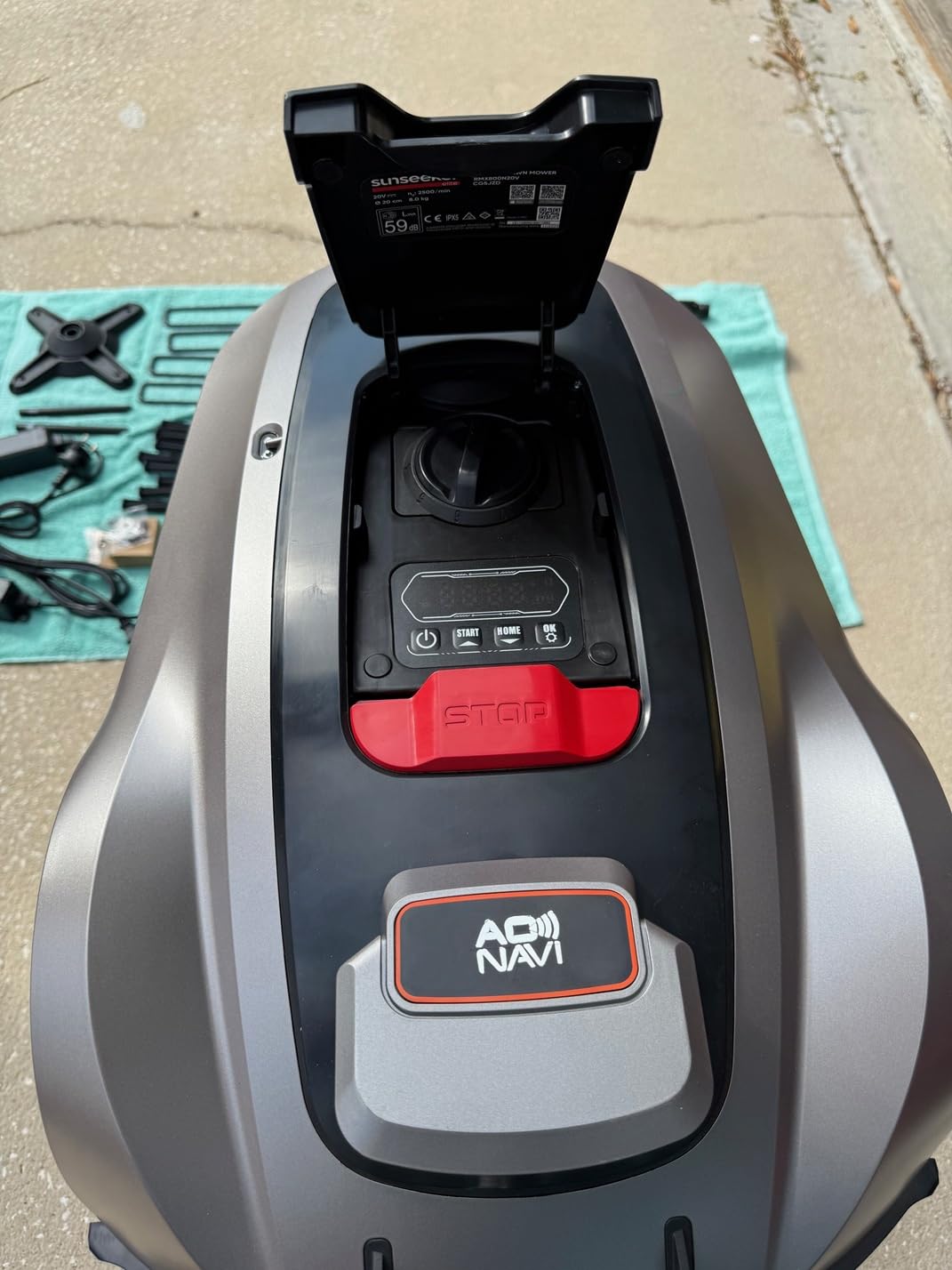 Sunseeker X7 Wireless Robot Lawn Mower 0.75 Acre/ 32,000Sq. Ft, with Smart APP Control, Vision AI System & RTK, Path Planning, Adaptive Floating Cut Height up to 4