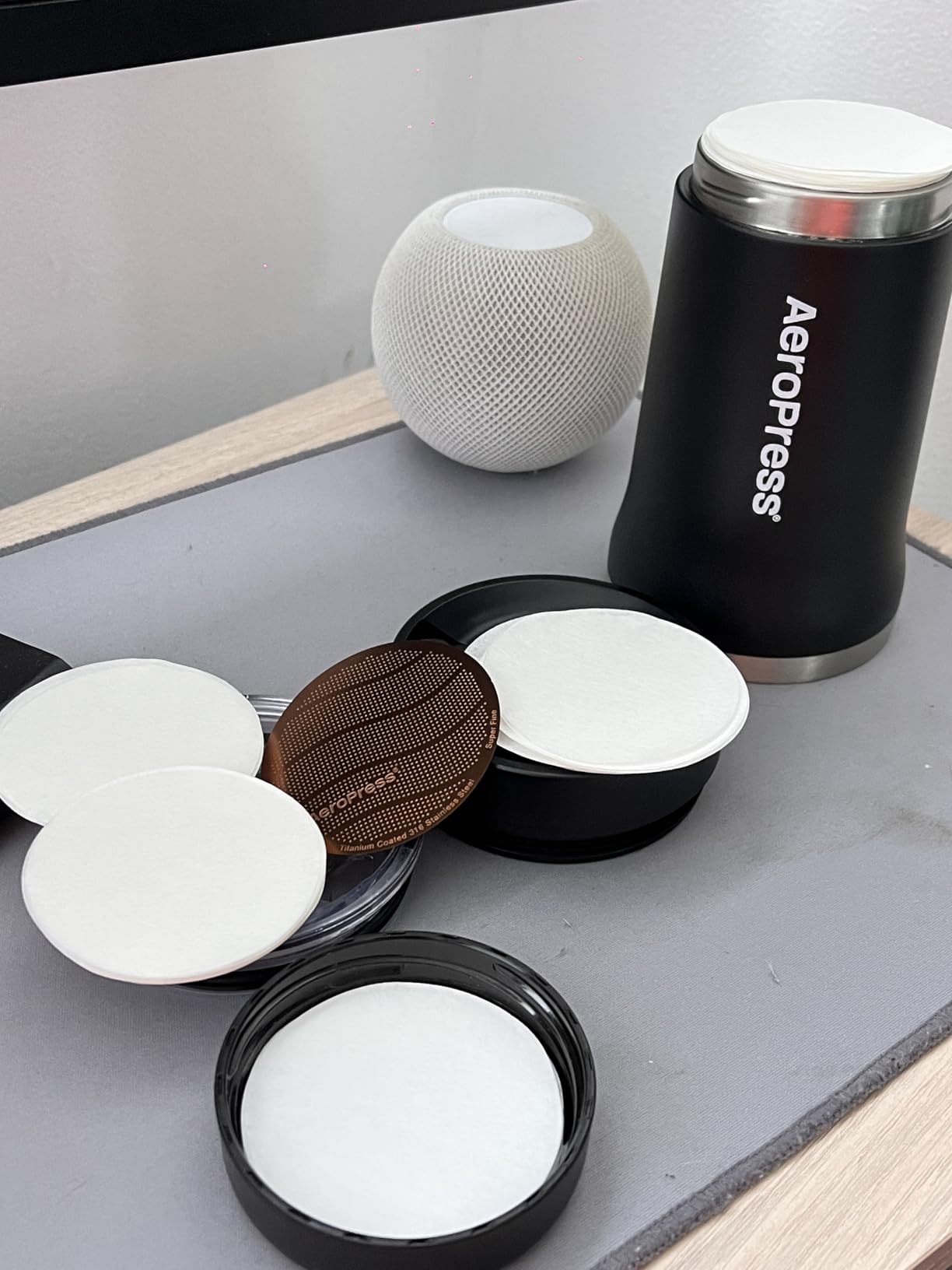 AeroPress Go Plus Portable Coffee Maker Kit, Black | Small, Travel, Camping & Office, All-in-One French Press, Pour-Over & Espresso Style Manual Brewer customer photo 1