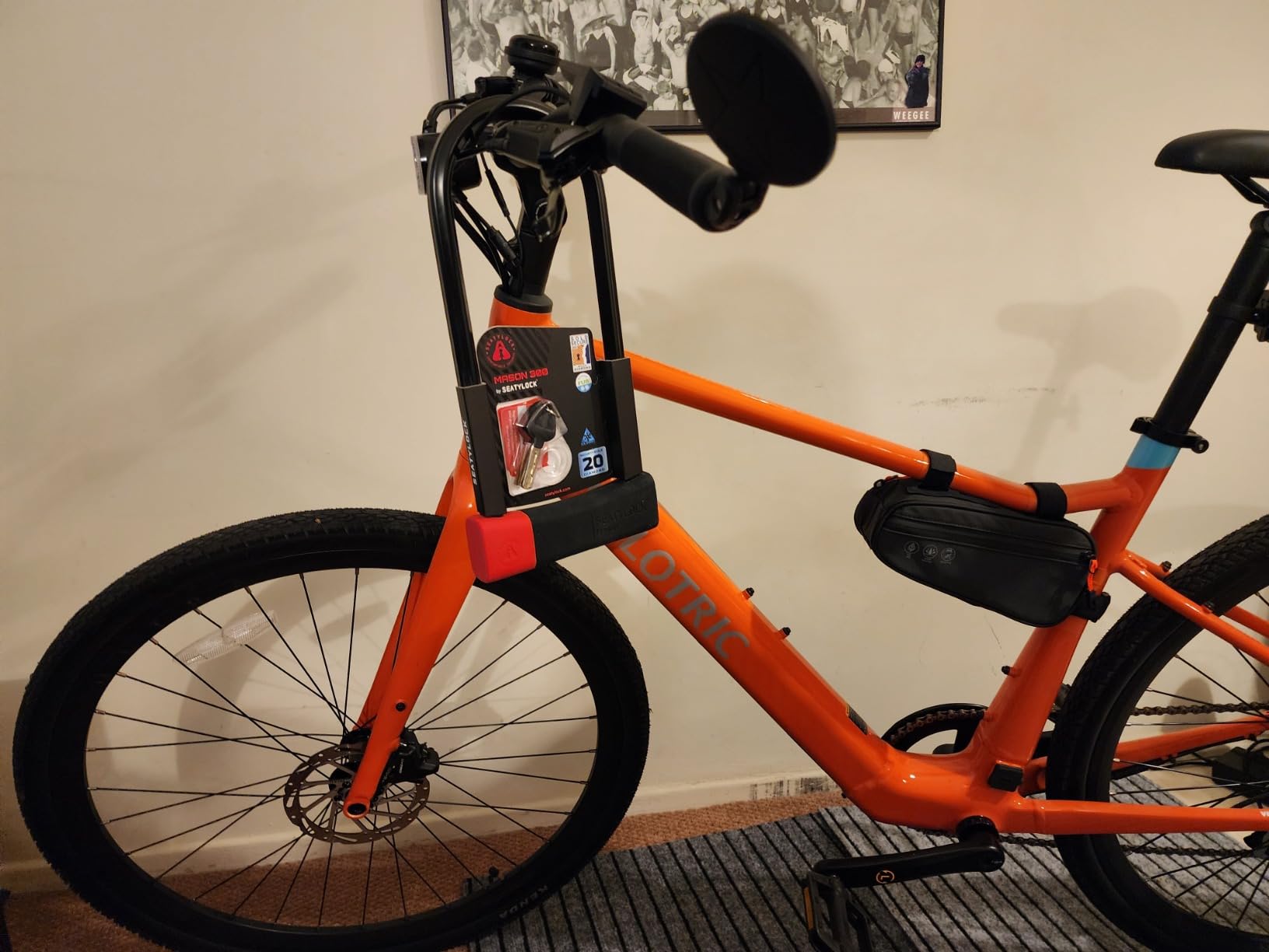 Seatylock Mason Lightweight Sold Secure Diamond Bike U Lock customer photo 2