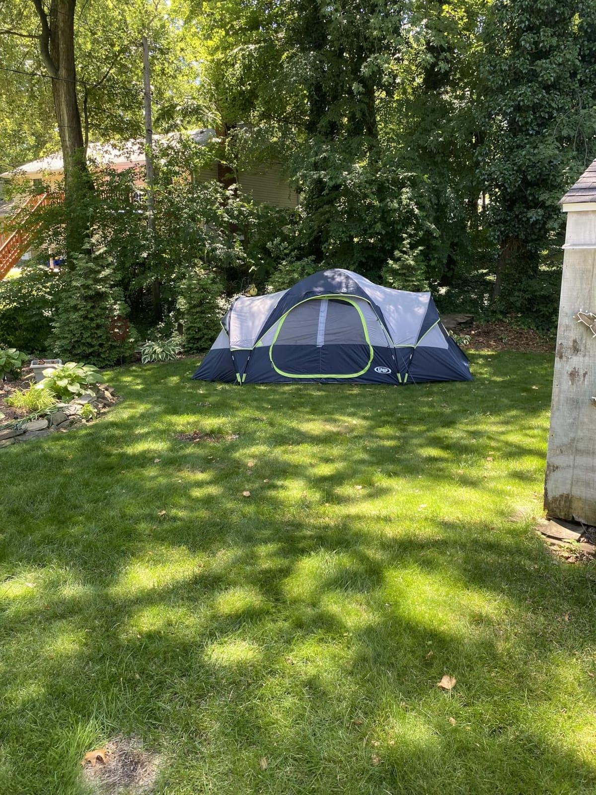UNP 10 Person Tents for Camping Family Outdoor Camping Tent | 2 Rooms with Rainfly, Waterproof 5 Large Mesh Windows Size 18ft x 9ft x78in customer photo 1