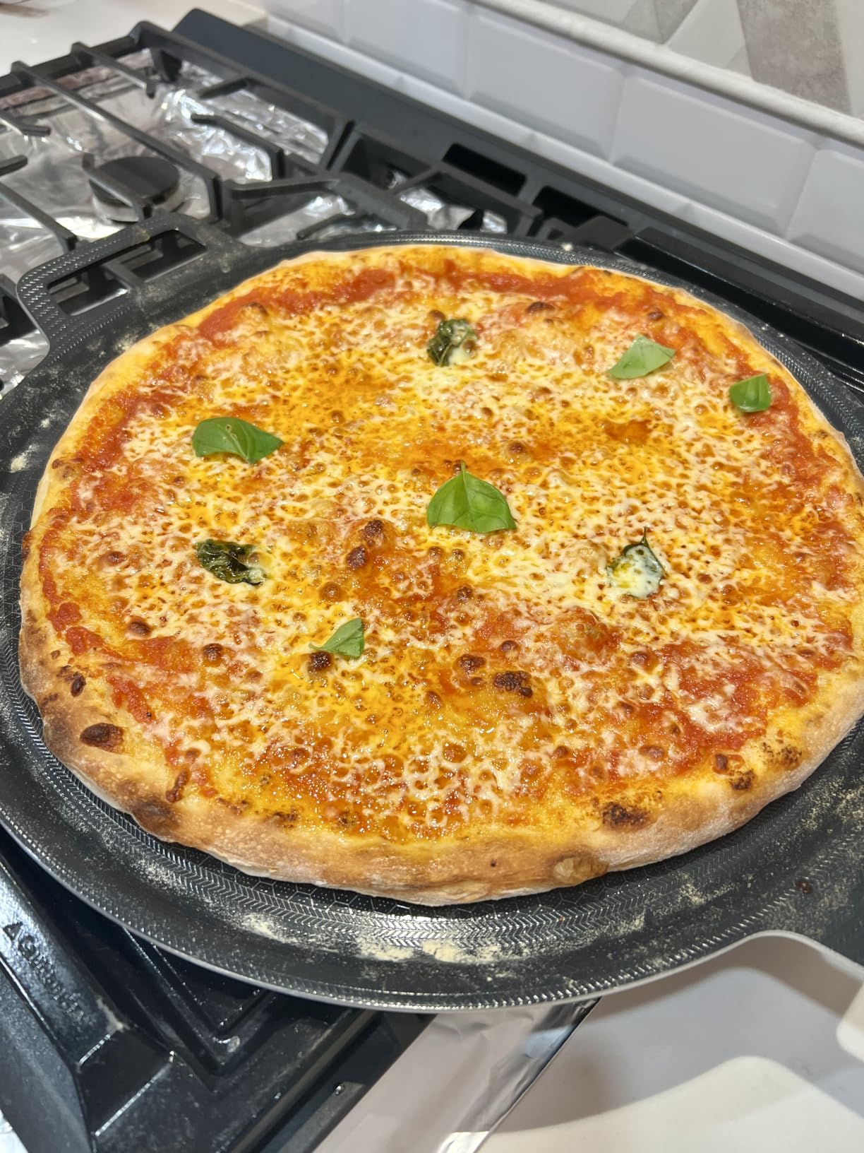 HexClad Hybrid Nonstick Pizza Steel for Pizzas Up to 14