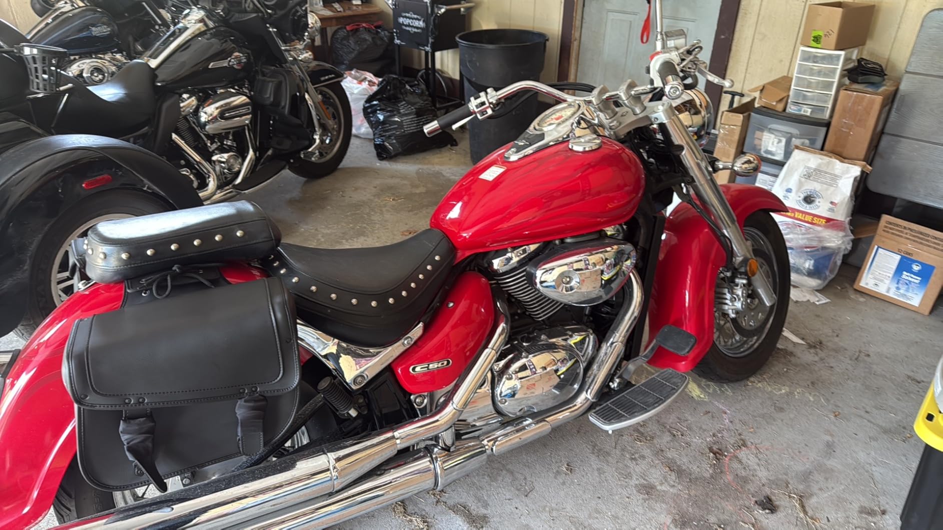 Nomad Universal Motorcycle Saddlebags - 30L Large Capacity Quick-Easy Throw Over Bags for Cruiser, Chopper, Touring - Heavy Duty saddle bags, Waterproof, Secure Lock, Durable Storage Side Bags for Bikers customer photo 2