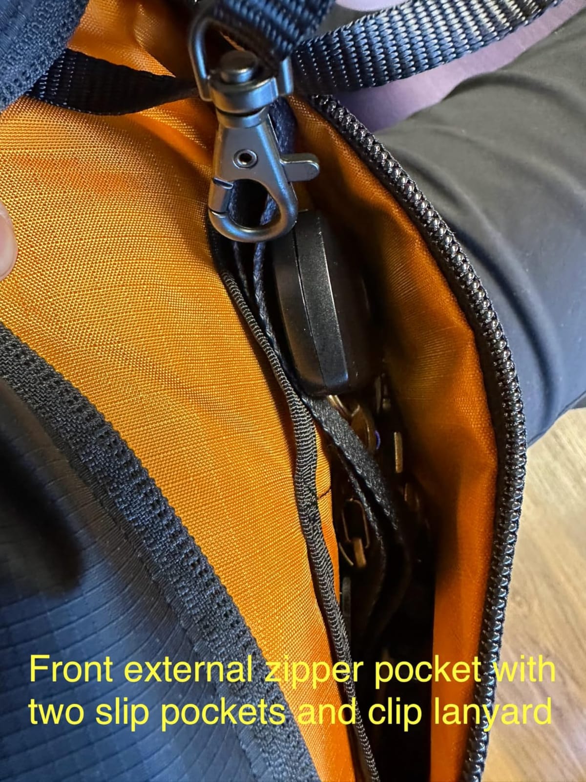 tomtoc 1.5L Sling Bag with RFID Blocking Crossbody Chest Pack for Men Women | EDC Minimalist Shoulder Bag, Water-resistant Lightweight Carrying Waist Fanny Pack for Travel, Daily Commute, Hiking, Walking customer photo 2