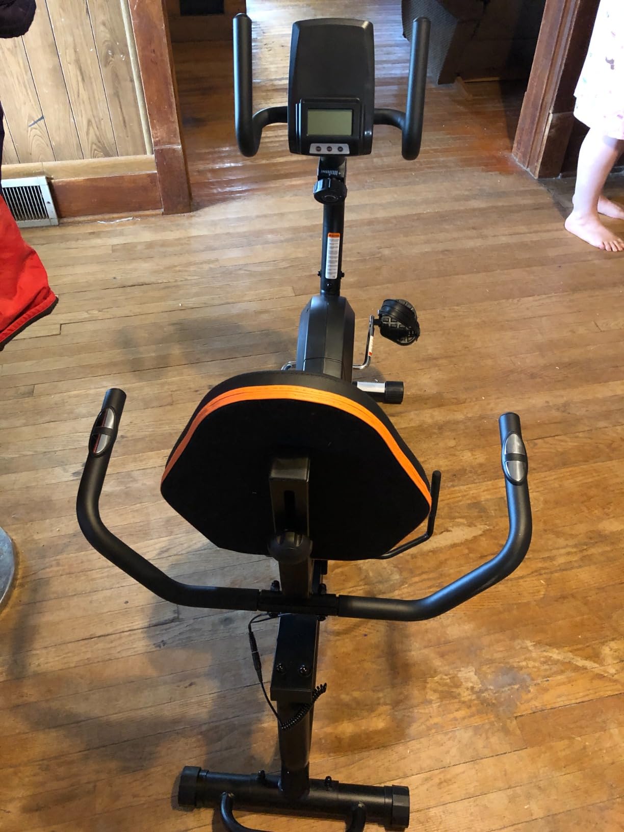 YOSUDA Recumbent Exercise Bike for Home, Magnetic Stationary Bike for Seniors | Quiet Recumbent Bikes with Adjustable Seat, 350LB Capacity, 16-level Resistance, LCD Monitor & Pulse Sensors customer photo 1