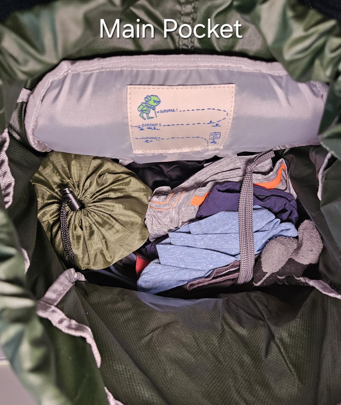 Osprey Jet 28L Kid's Hiking Backpack, Green Canopy customer photo 1