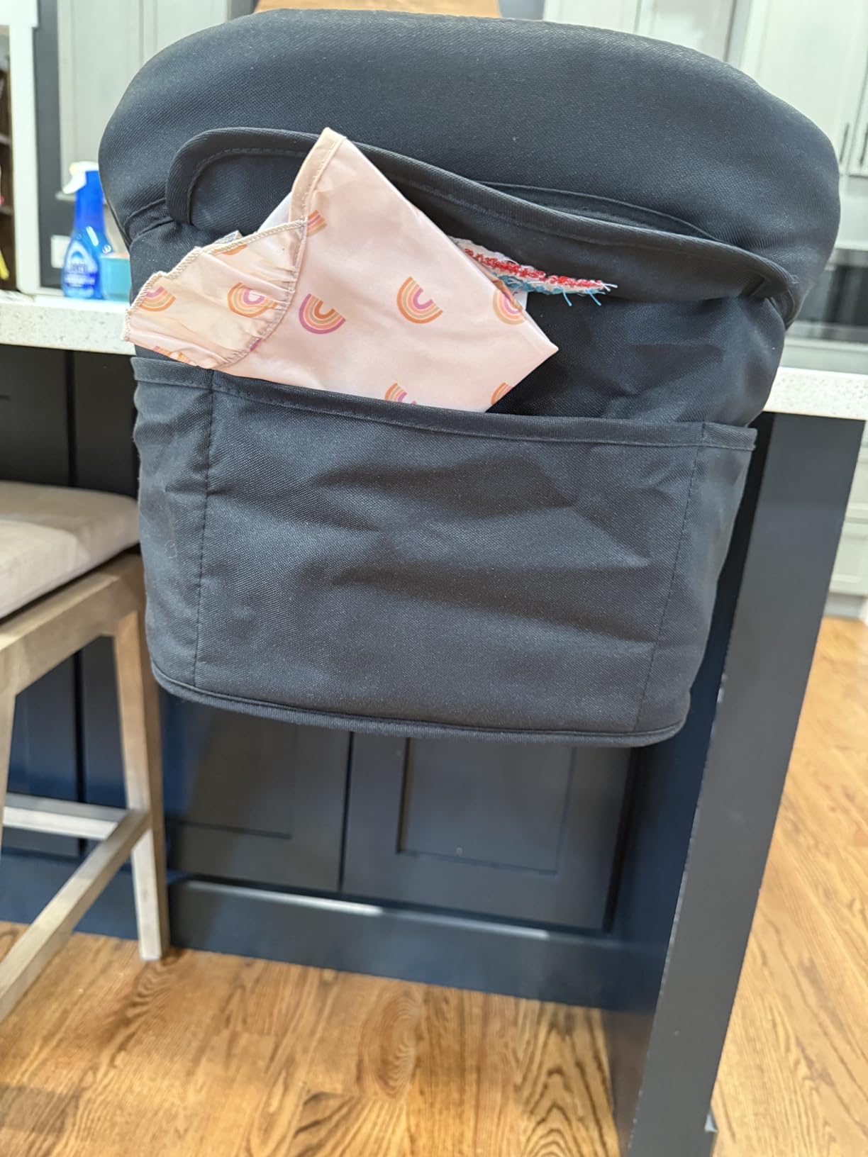 Hook on High Chair, Portable Foldable High Chair for Babies 6-36 Months, Includes Storage Bag (Black) customer photo 1