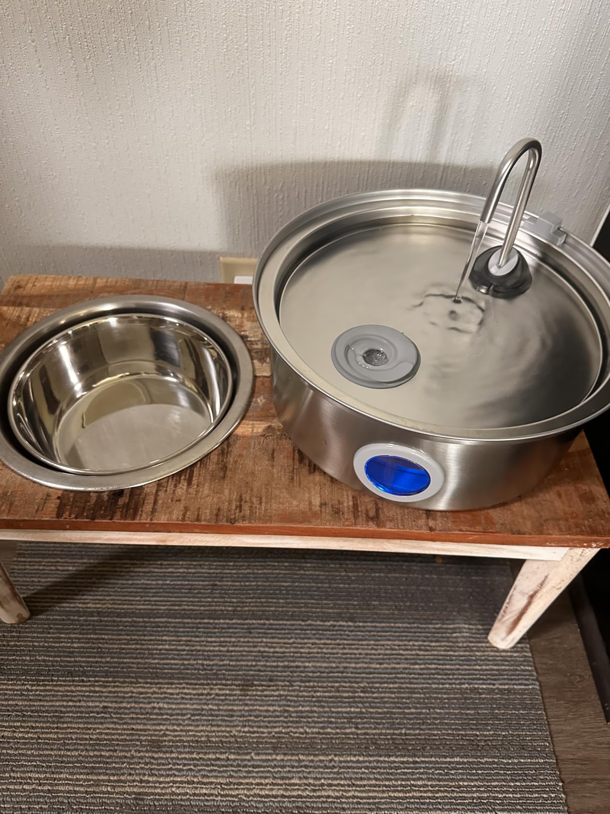 oneisall 7L/230oz Dog Water Fountain for Multi-pet Household, PWF002, 25db Quiet Design, 304 Stainless Steel, 5-Layer Filtration customer photo 2