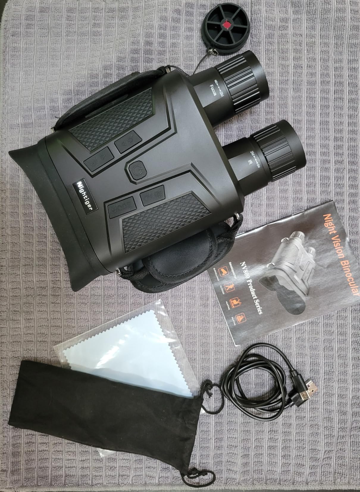 Nightiger HD Night Vision Binocular Goggle for Adults 7000mAh Rechargeable | Long Range Powered Infrared Binoculars with Camera,5X 42MM Zoom for Hunting Camping Hiking customer photo 2