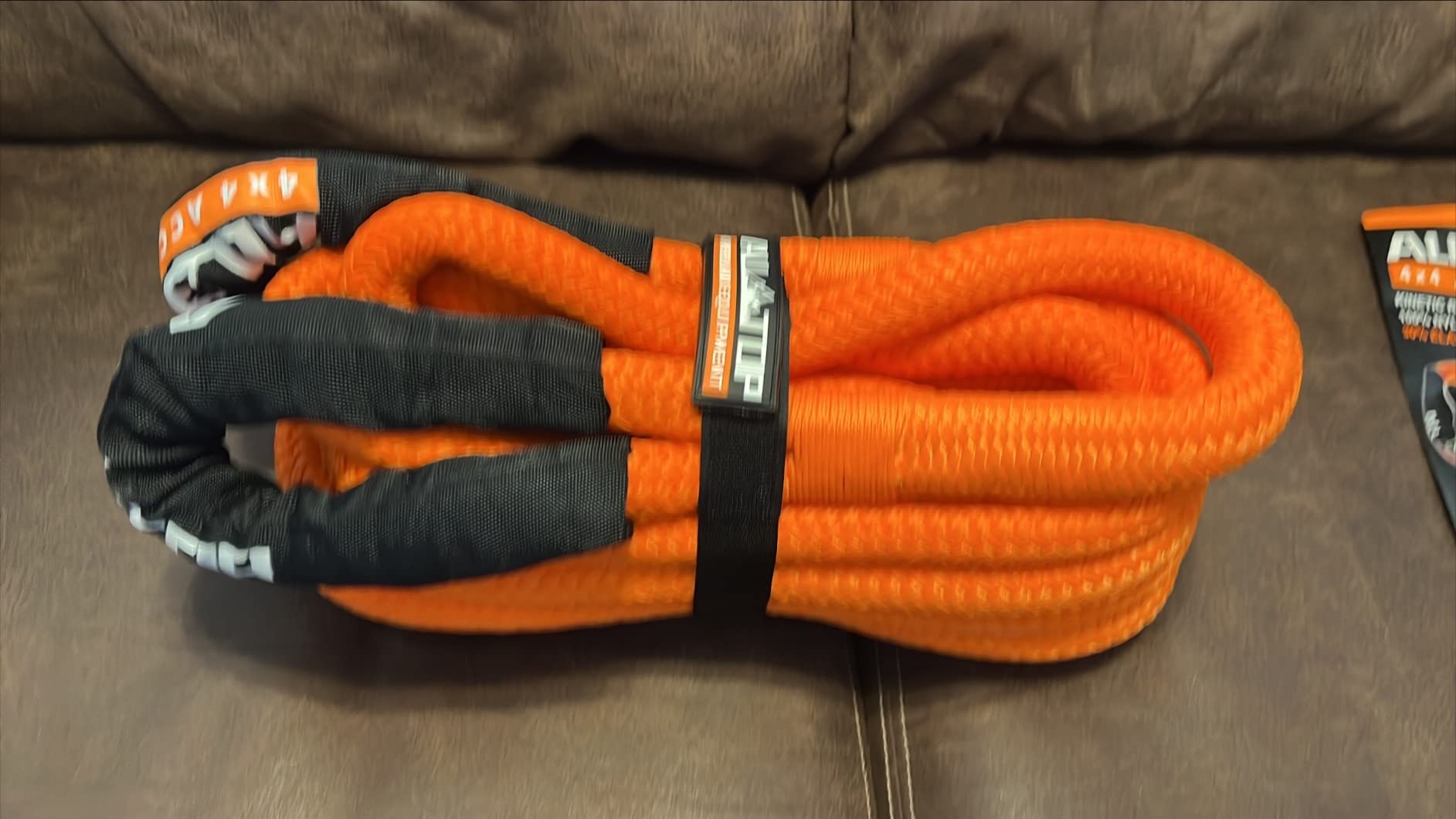 ALL-TOP Kinetic Recovery Rope (Reflective) 48000Lbs, 1in x 30ft, Heavy Duty 30+% Elasticity, 16000Lbs Work Load Limit for 4x4 Offroad customer photo 1