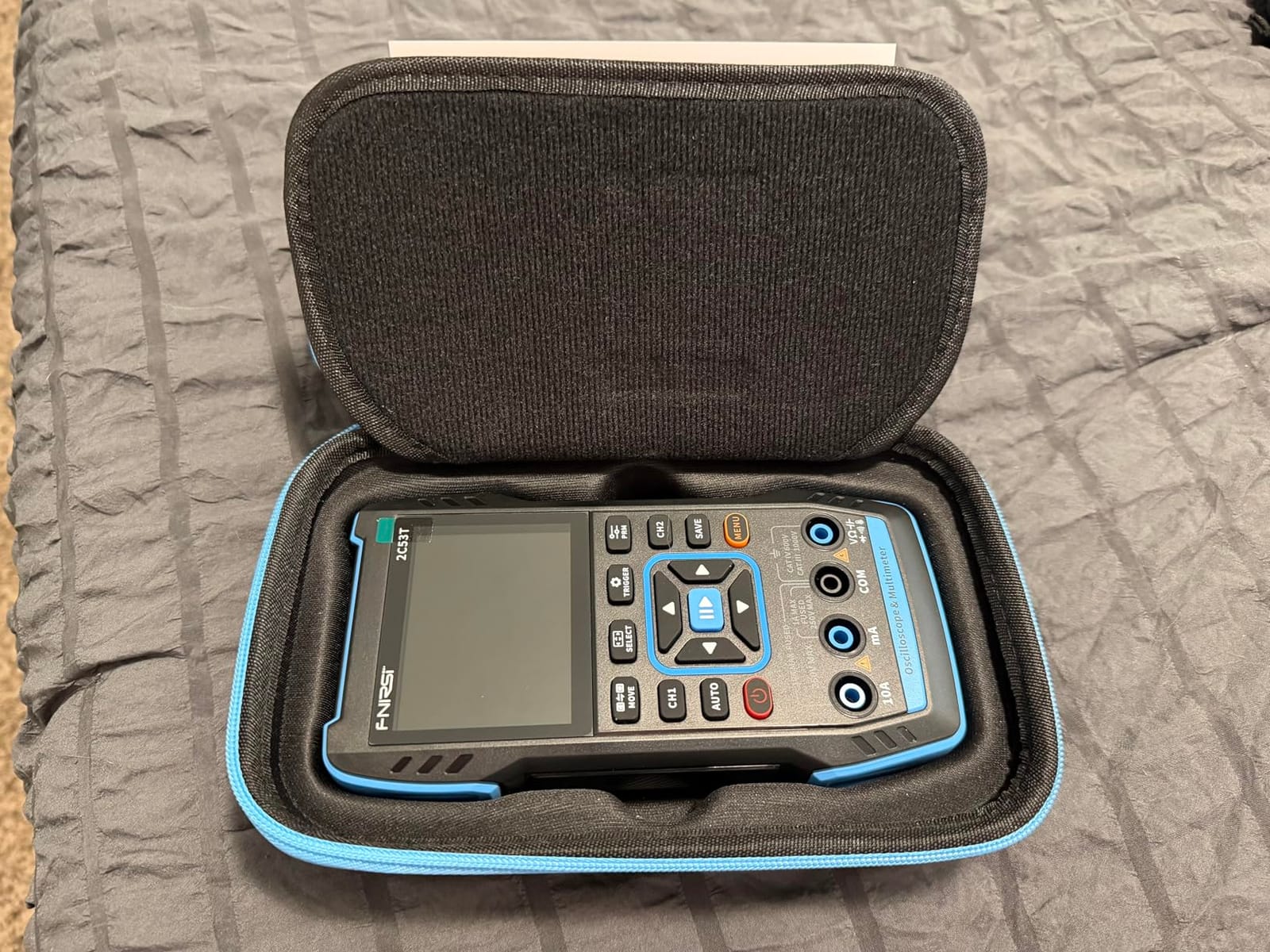 FNIRSI 2C53T 3-in-1 50MHz 2CH Oscilloscope Multimeter DDS Signal Generator | 250MSa/s Sampling, 19999 Counts Multimeter, Handheld Portable Oscilloscope, Auto Measurement for Automotive Electronic Repair customer photo 1