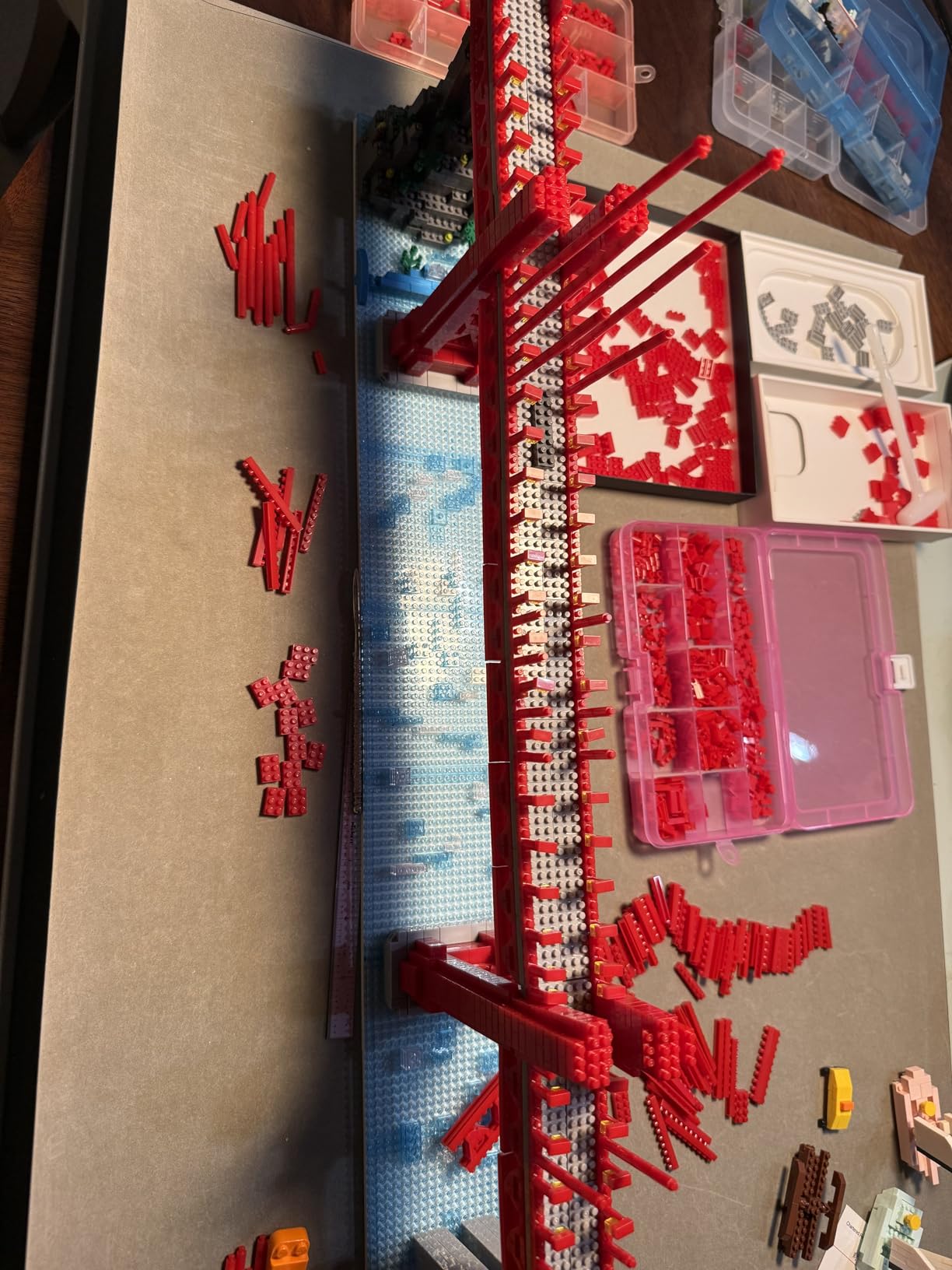 HONLANCH Golden Gate Bridge Micro Building Blocks Set (3800 Pieces),Landmark Architecture Gift for Adult and Kid customer photo 2