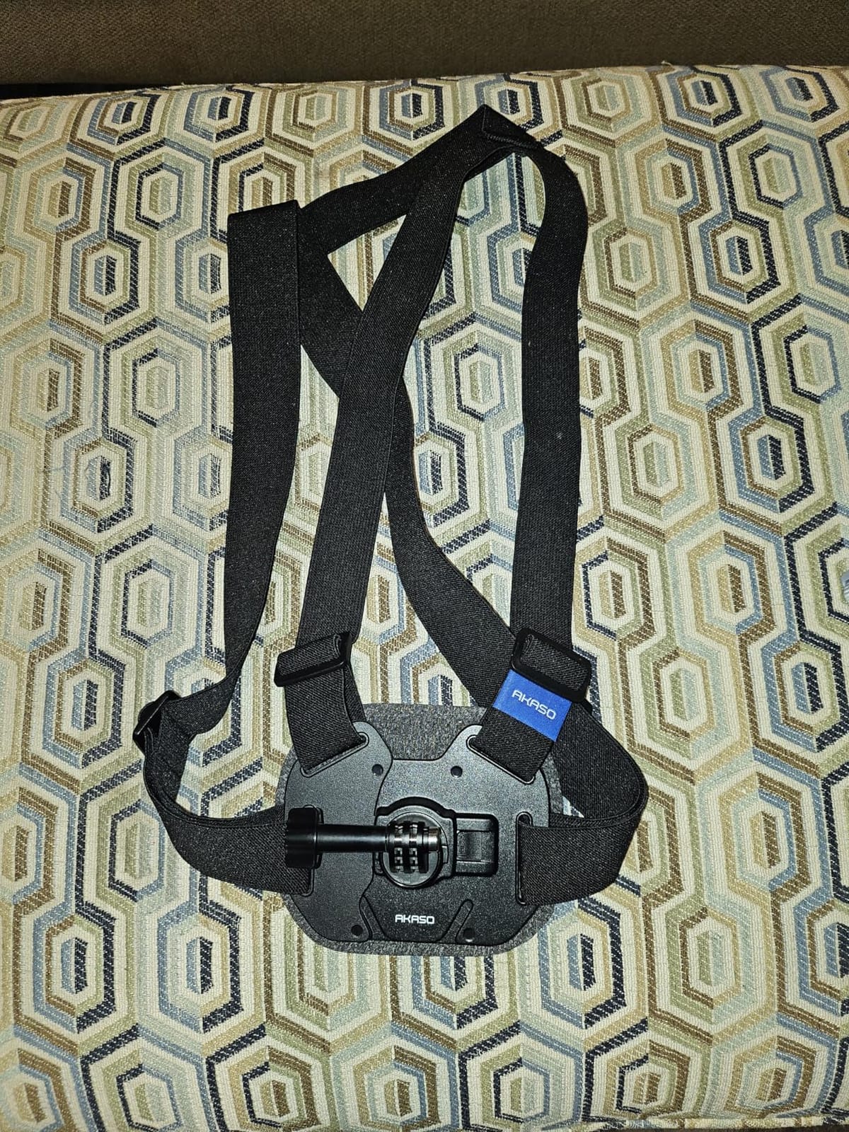 AKASO Quick Release Adjustable Chest Mount Harness Strap for Action Camera - Breathable Material Comfortable Mount for GoPro Hero 13 12, EK7000/EK7000 Pro, V50 X, Brave 4/4 Pro/7 LE/7/8 Action Cameras customer photo 1