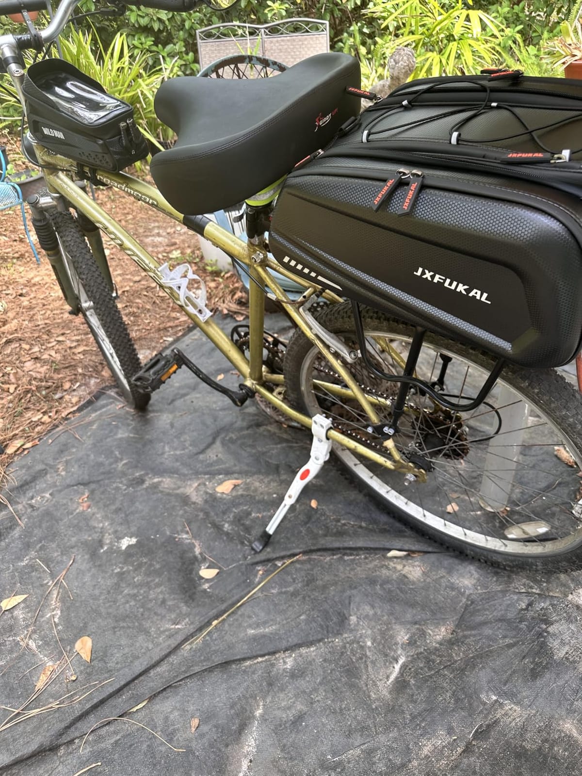 JXFUKAL Bike Bags for Bicycle Rear Rack - Hard Shell Ebike Bag customer photo 2