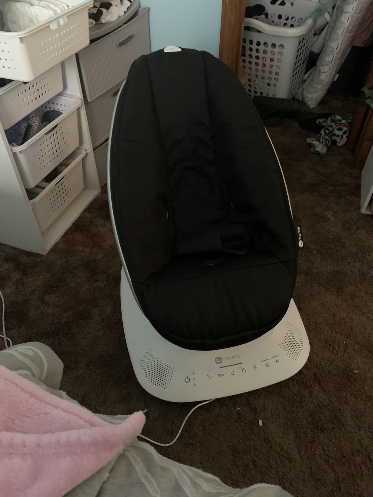 Extra Seat Fabric, MamaRoo Baby Swing, Compatible with Model 1046, Grey Classic customer photo 2