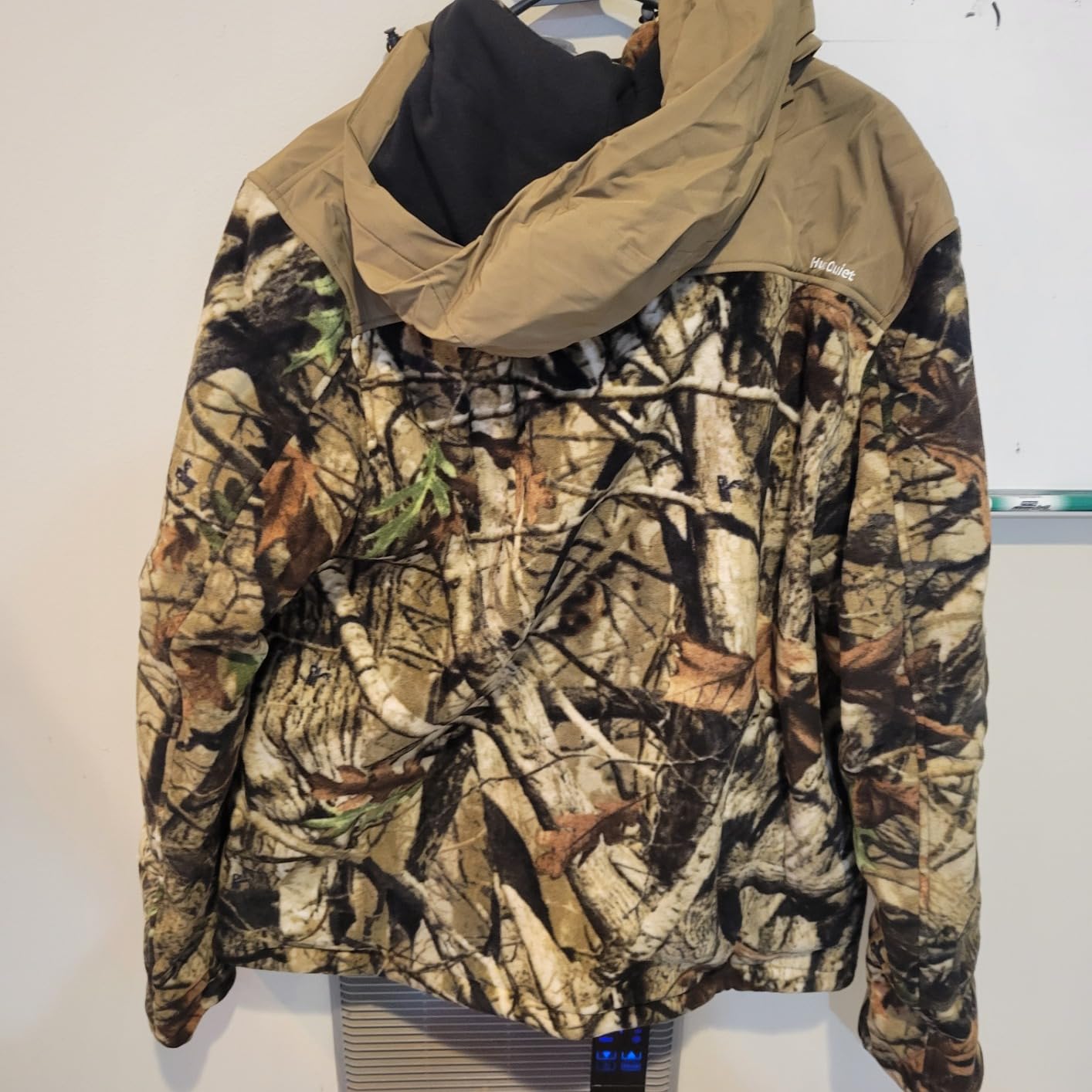 Men's Heated Jacket Fleece with Power Bank, Rechargeable Coat for Hunting (Next Camo G2, Black, Size M-XXL) customer photo 1