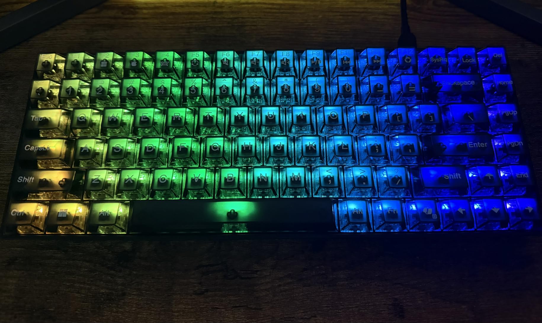 Lenovo Legion K510 Mini Pro Wired Mechanical Gaming Keyboard - 75% Compact Design, RGB Illumination, Hot-Swappable Mechanical Switches, Programable Keys customer photo 1