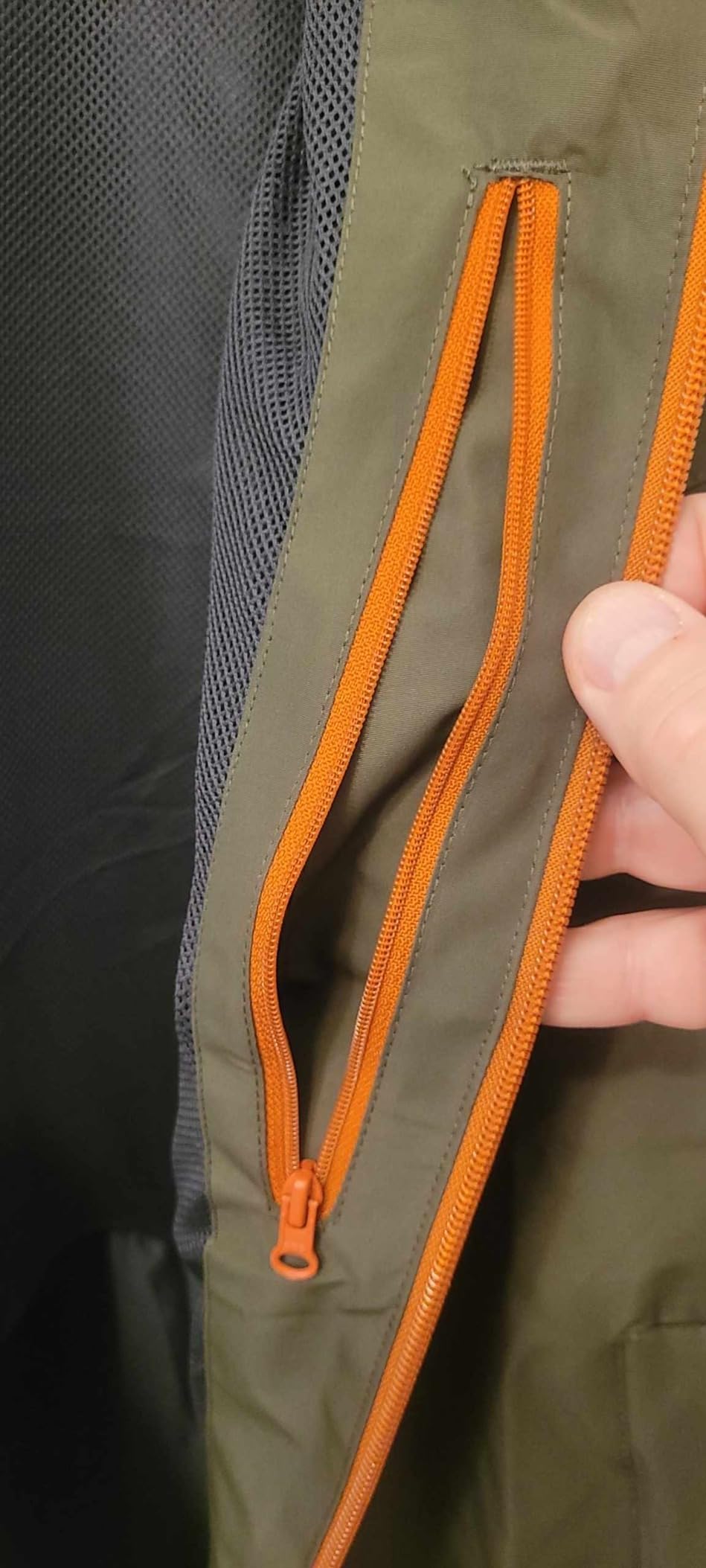 NORDIC OUTLAND Rain Jacket Men, Waterproof Breathable Long Raincoat with Hood Mesh Lining, Windbreaker for outdoor activities customer photo 2