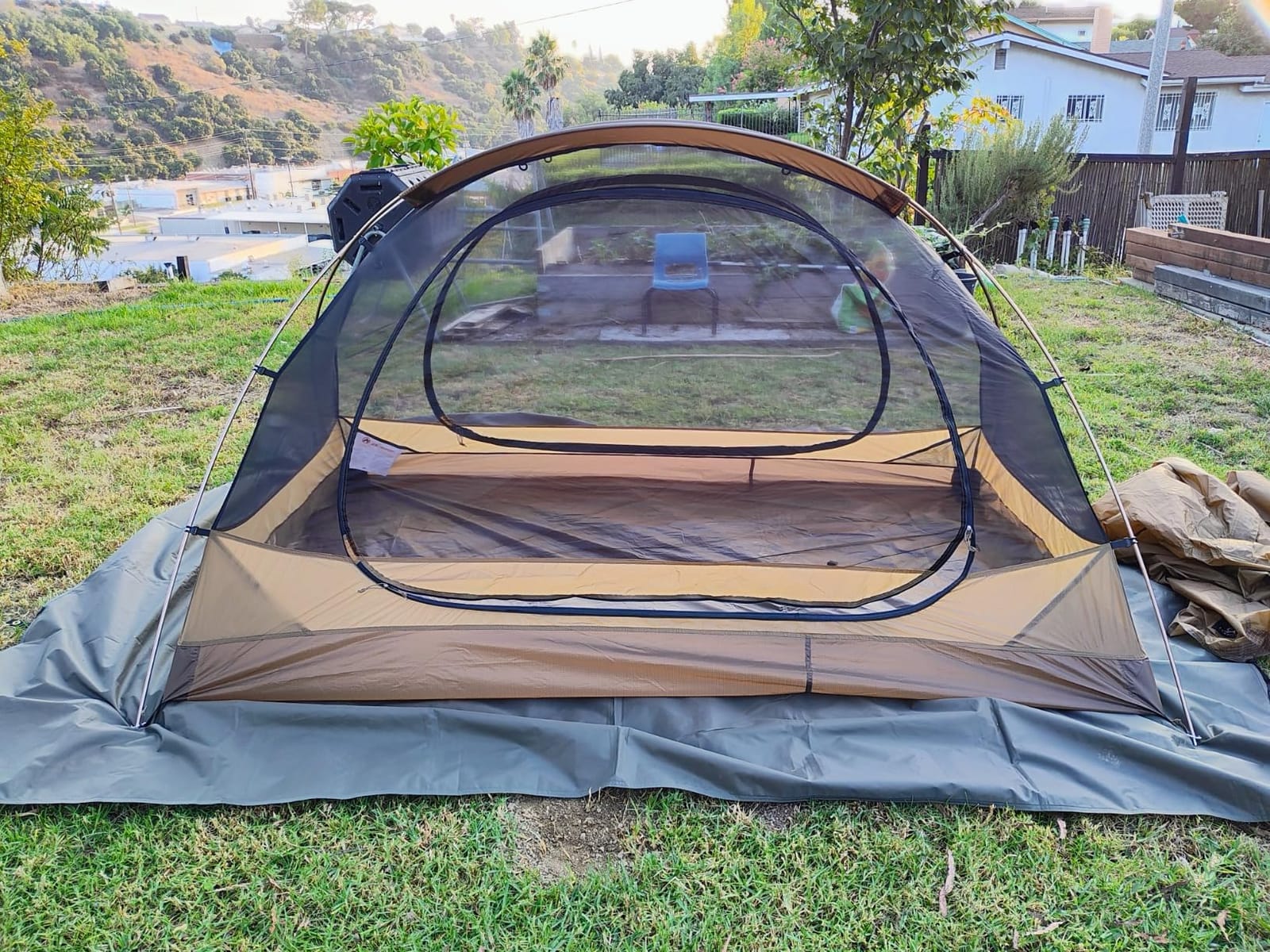 MC TOMOUNT Backpacking Tent Ultralight Nylon 1-2 Person Camping Tent | 3.3lbs-4.4lbs Lightweight Tent, Easy Setup Waterproof with Aluminum Poles for Hunting Hiking customer photo 1