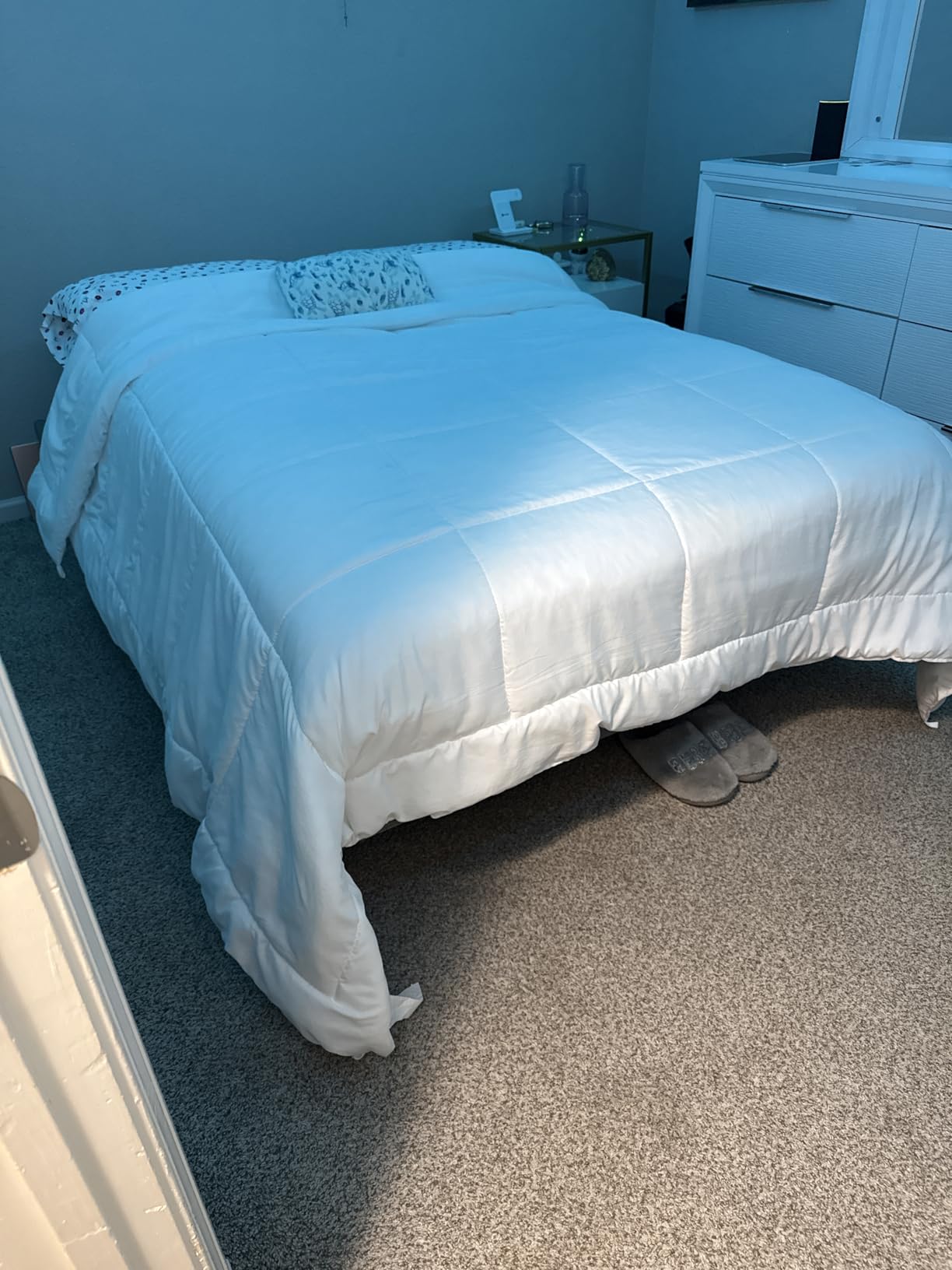Best Choice Products Ergonomic Full Size Adjustable Bed Frame, Electric Base w/Wireless Remote Control, Nightlight, Massager, 2 USB Ports customer photo 2