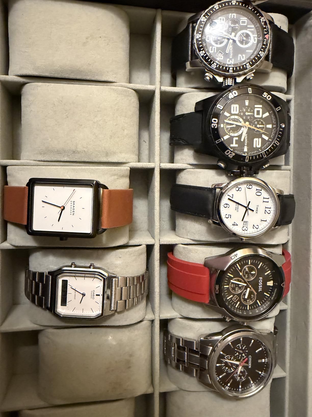 Skagen Hagen Rectangular Stainless Steel Watch for Men customer photo 2