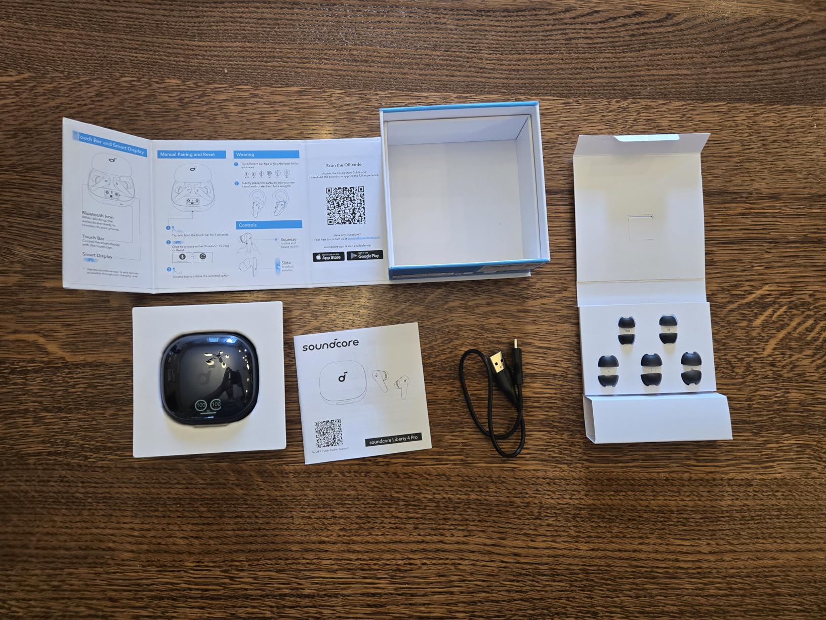 Soundcore Liberty 4 Pro by Anker Noise Cancelling Wireless Earbuds | 7-Sensor and Real-Time Adaptive Noise Cancelling, 2× Faster Charging, Studio-Level Hi-Fi Music, Clear Calls with 6 Mics customer photo 1