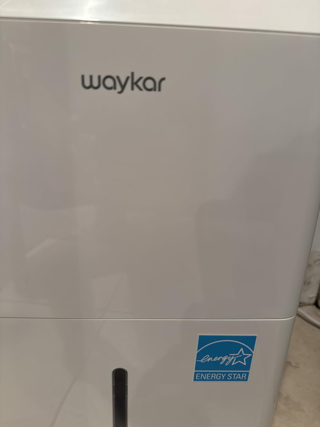 Waykar 6000 Sq.Ft Energy Star Dehumidifier for Basement & Home, 120 Pint/Day with Drain Hose & Tank, Ultra Quiet (40 dB), Smart Auto Comfort Mode | Temperature-Sensing Auto Mode, Auto-defrost, Continuous drainage support for large home, 30%-80% Smart Humidity Control customer photo 1