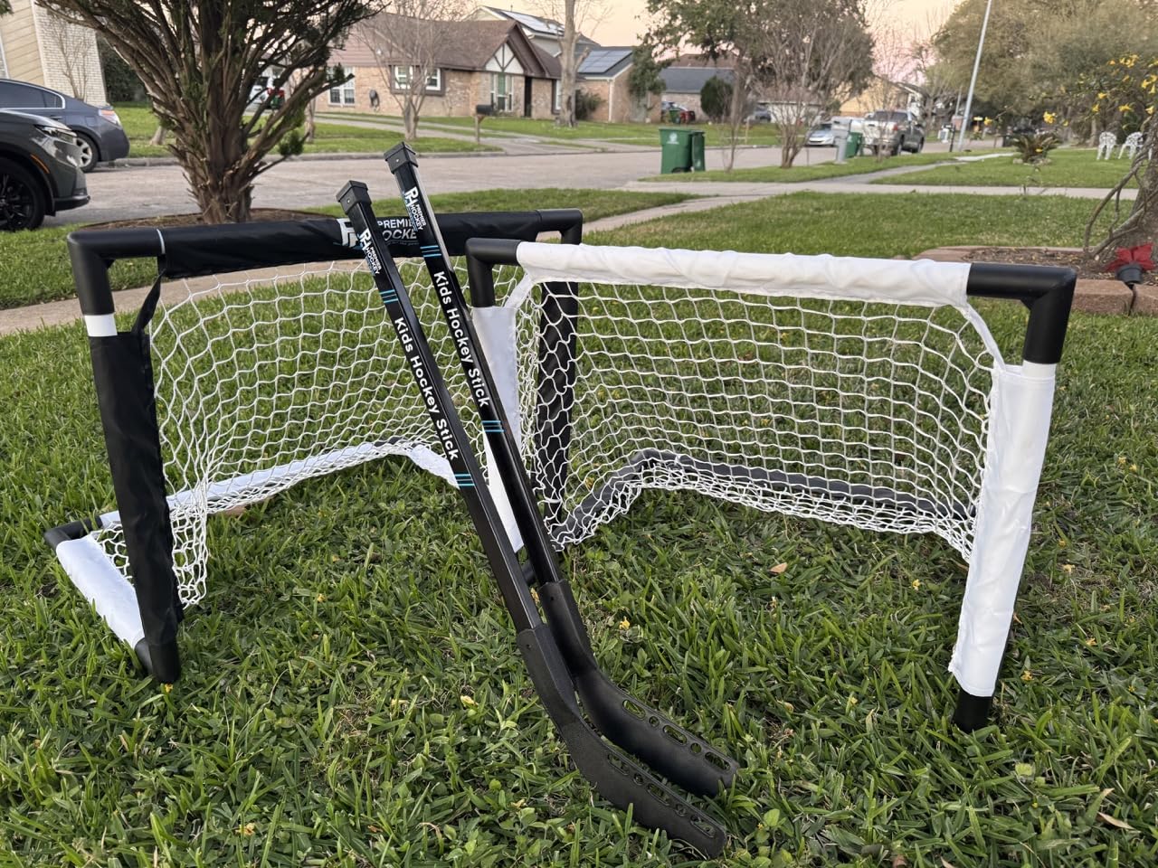 Premier Sports Kids Hockey Set - Complete Beginner Set for Ages 3-9 | Includes (4) Sticks, (2) Mini Goals, (1) Foam & (1) Standard Balls customer photo 1