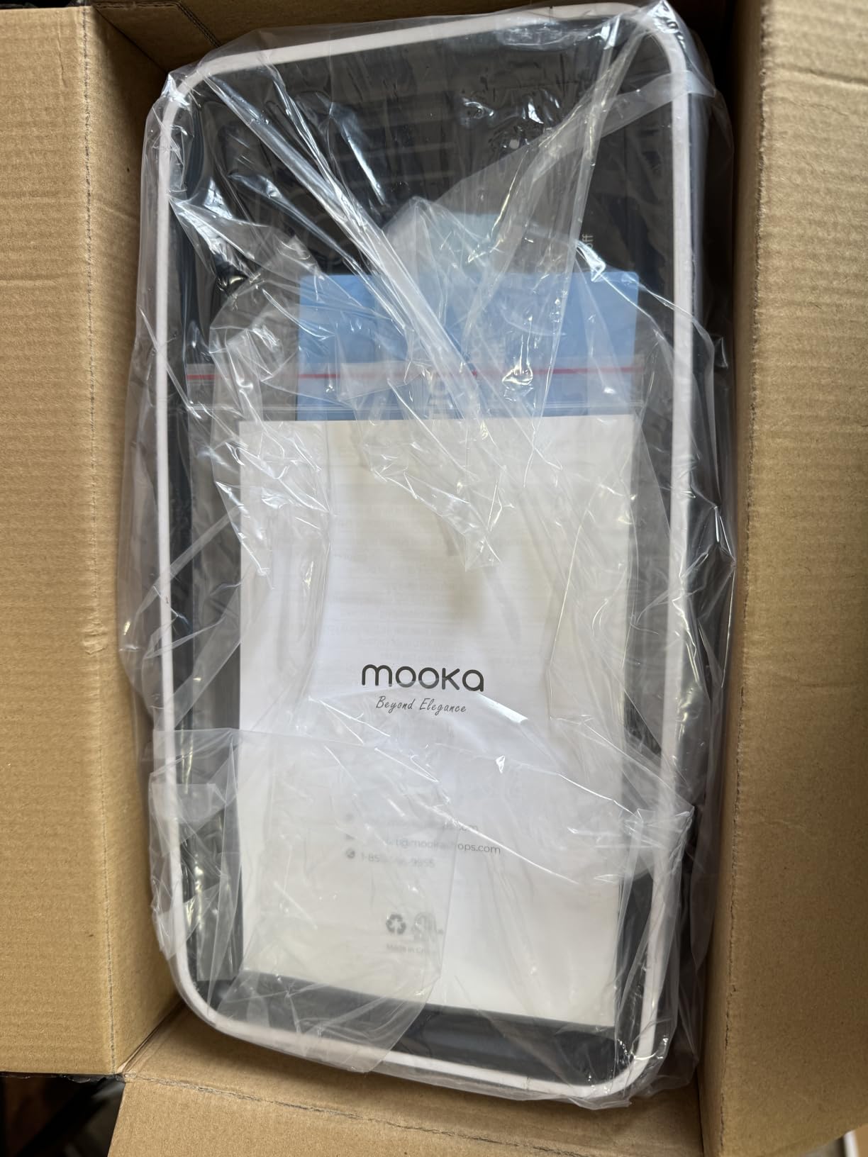MOOKA Air Purifier for Home Pets with Washable Filter, PM 2.5 Display Air Quality Sensor PR1 customer photo 2