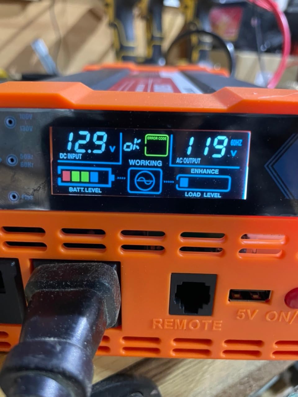 BELTTT 1500W Pure Sine Wave Inverter 12V to 110V Converter, 3000W Surge | LCD Display, Dual AC Outlets, 5V 2.1A USB, Power Inverter for Solar, Off-Grid, Truck, RV, 12V Inverter customer photo 2