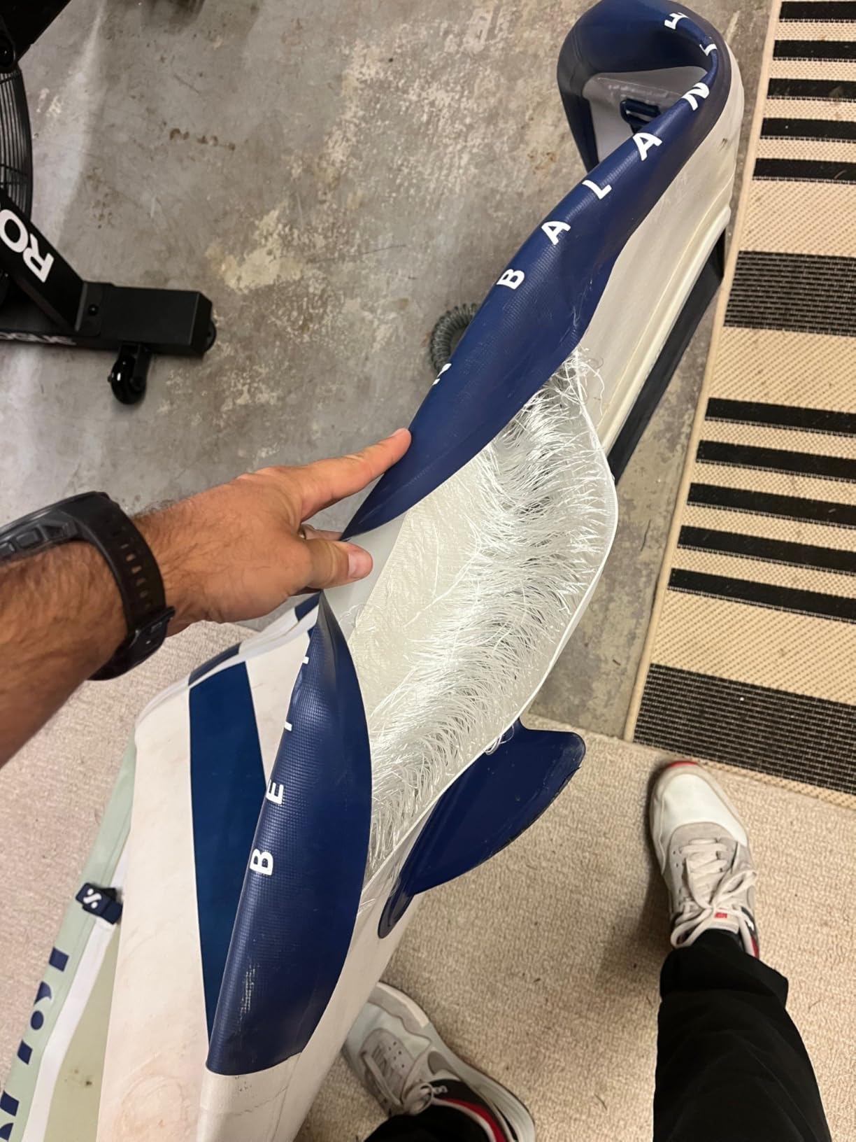 ISLE 2in1 Kayak & Paddle Board Bundle - Stand Up Paddle Board & Kayak, Incl. Seat, Paddle, Pump, Bag, 11.6 x 35.5 x 6 in - max. 425 lbs customer photo 1