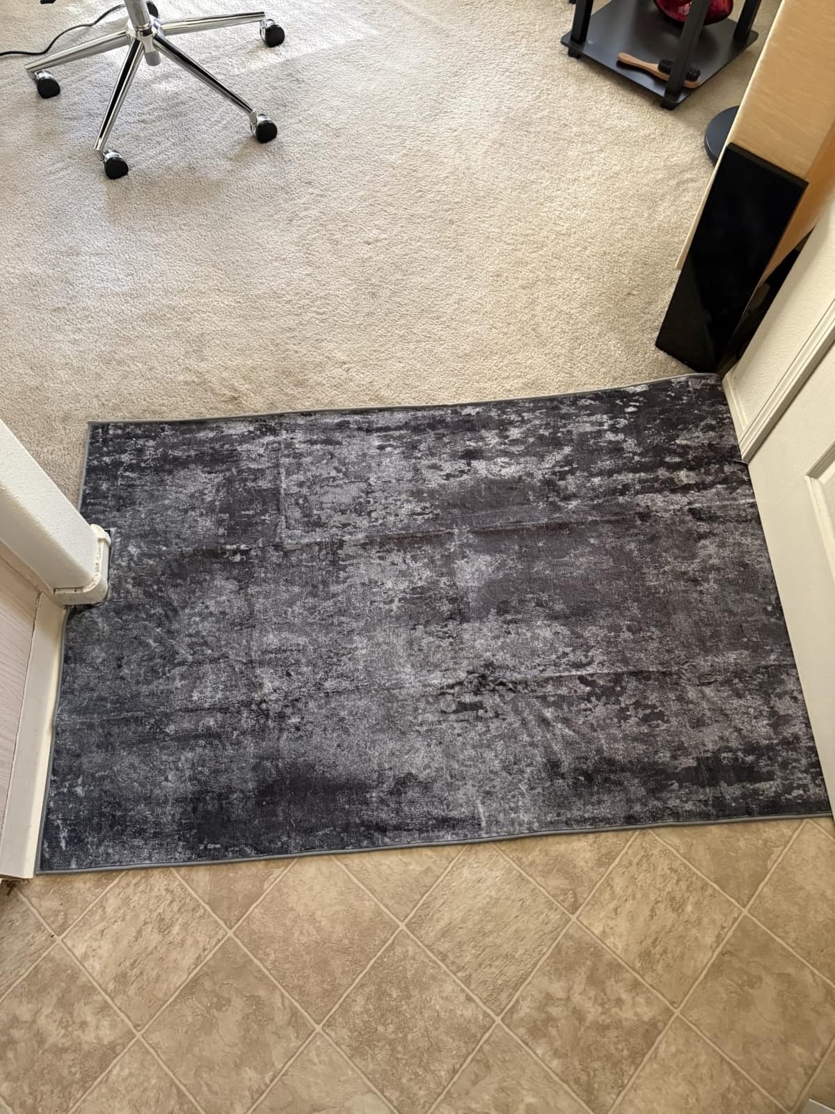 Ompaa 2x6 Rug Runners for Hallways Kitchen Runner Rug Non Slip Washable Grey Long Runner Rugs with Rubber Backing Soft Abstract Carpet Runner for Hallways, Kitchen, Bedroom, Bathroom, Entryway customer photo 2