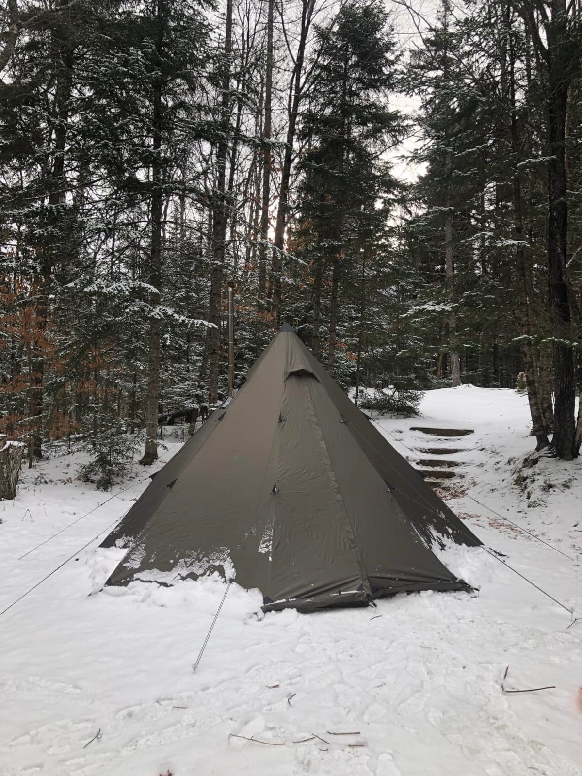 Naturehike Ranch Fire Teepee Tent, Cold Weather Winter Hot Tent with Stove Jack, 4-6 Person Waterproof Windproof 4 Season Tents for Camping customer photo 1