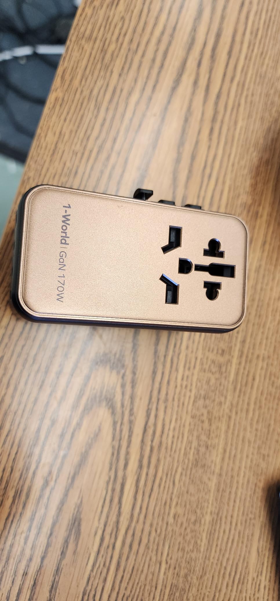 MOMAX Universal Travel Adapter Worldwide 170W GaN, 3 USB-C PD & 1 USB-A QC International Power Adapter for Laptop Fast Charging, European Travel Plug Adapter for UK/US/AUS/JP, Travel Essentials customer photo 1