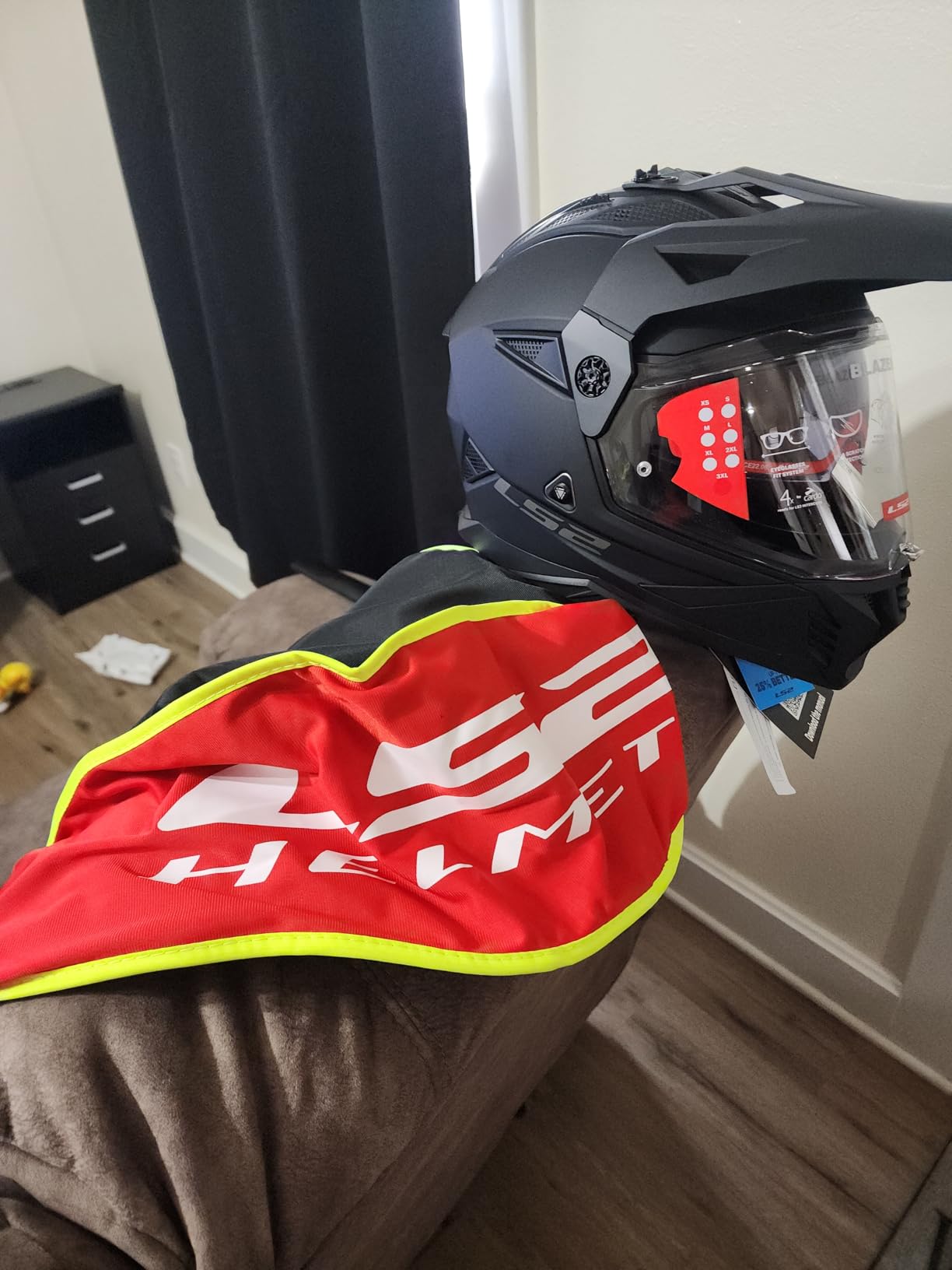 LS2 Helmets Blaze II Adventure Motorcycle Helmet W/SunShield customer photo 1