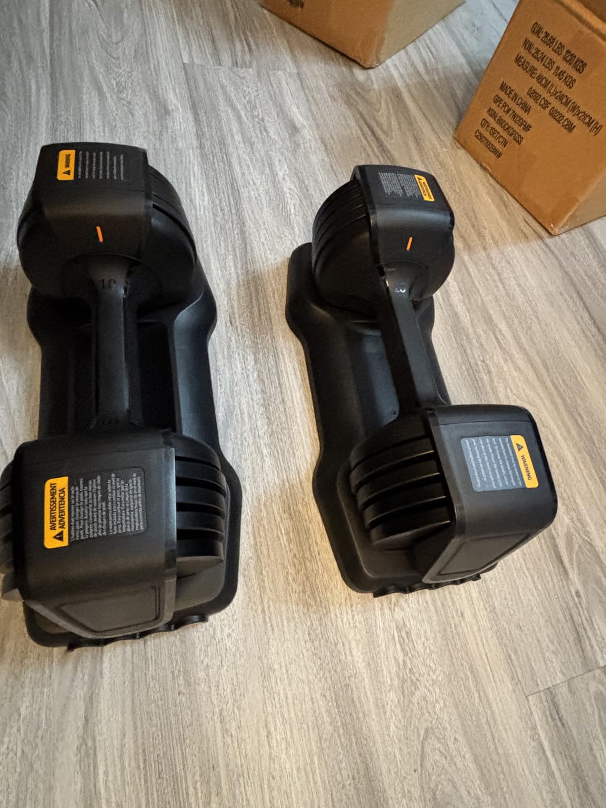 Amazon Basics Adjustable Dumbbell, 25 lb customer photo 1