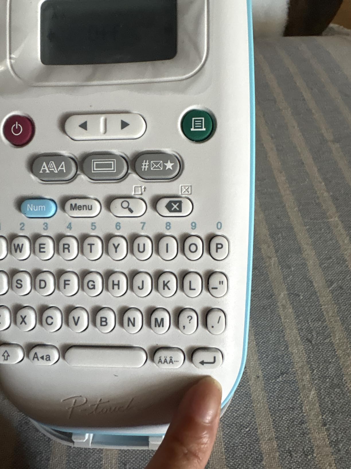 Brother P-Touch PT-N10 Personal Handheld Label Maker, Portable and Prints, P-Touch Btag ~1/2 inch Wide Color Personalized Label Tapes customer photo 2
