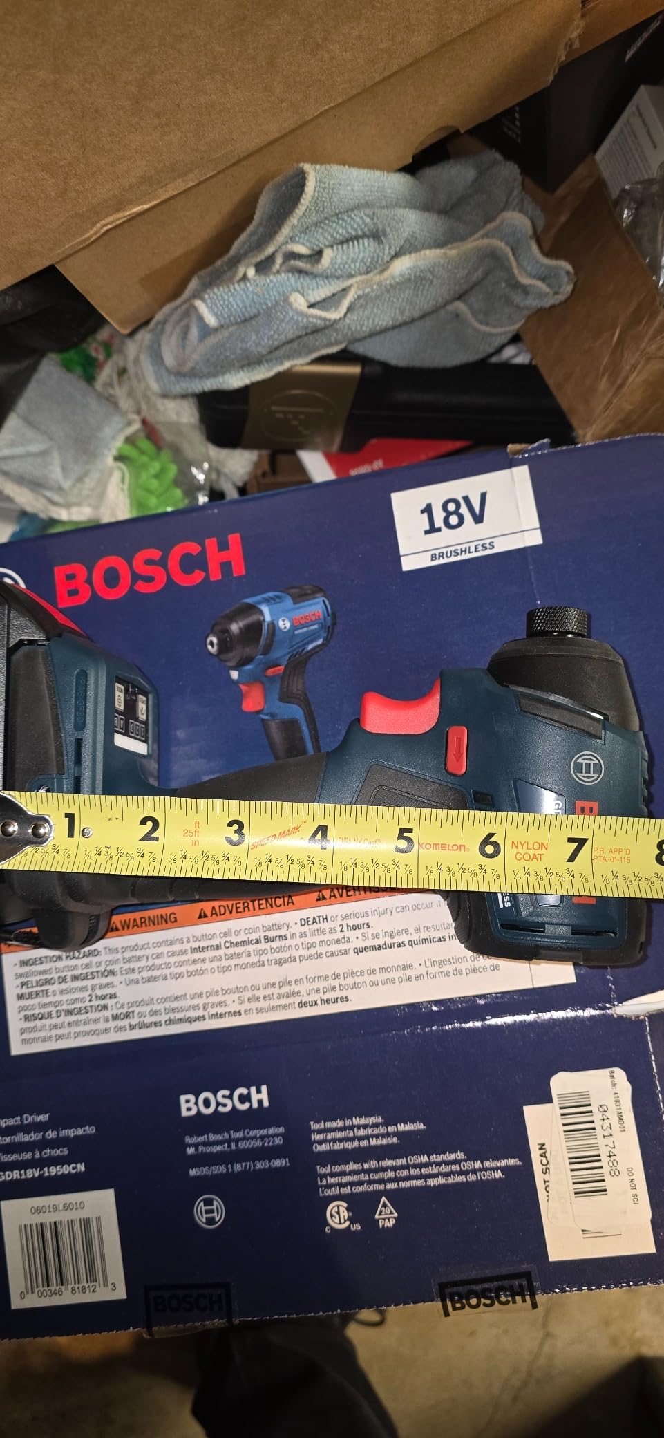 Bosch GDR18V-1950CN 18V Brushless Impact Driver (Bare Tool) customer photo 2